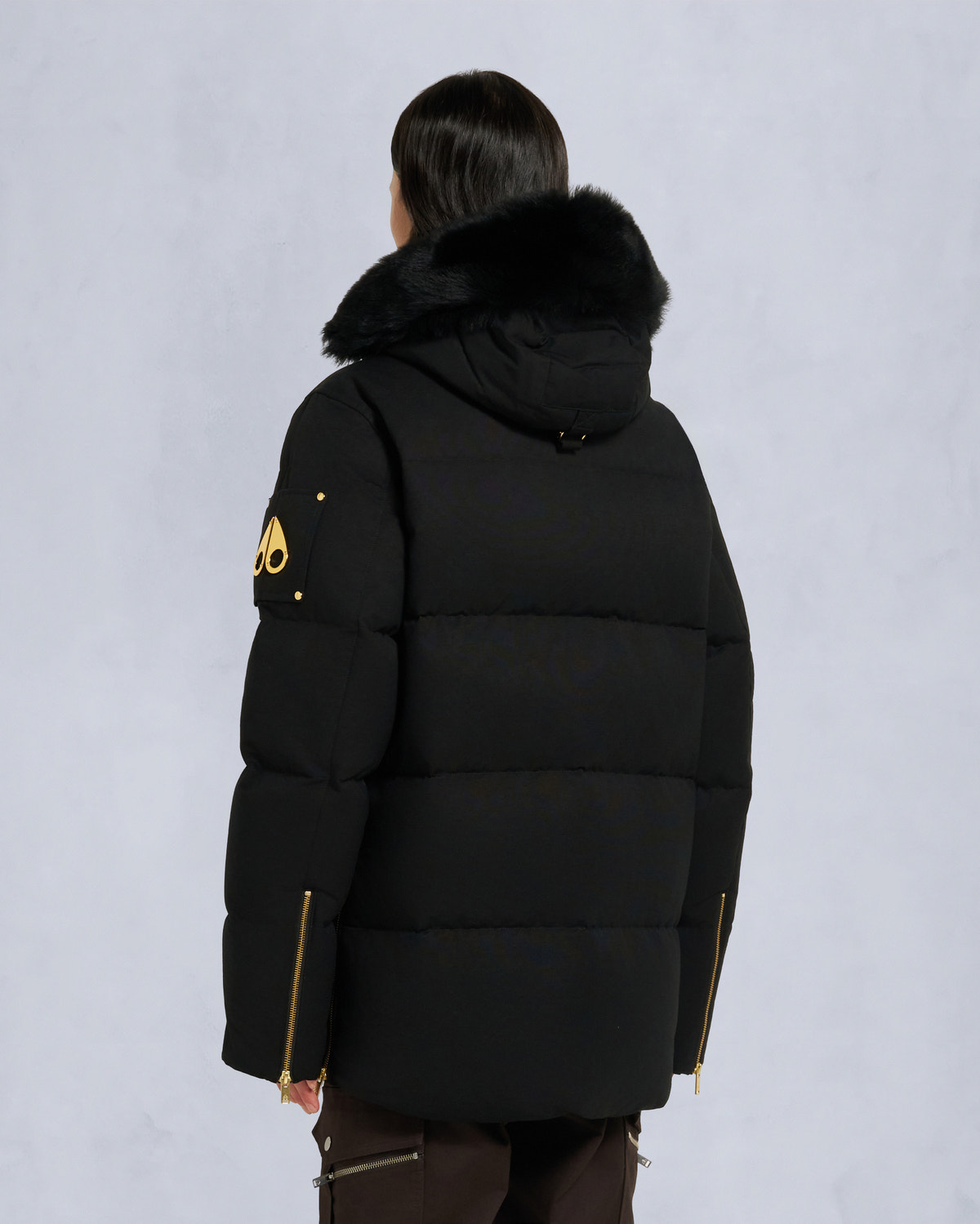 Moose Knuckles - M35MJ128GS - ORIGINAL SHEARLING TRIM 3Q JACKET Gold Series - MENS -  - Back