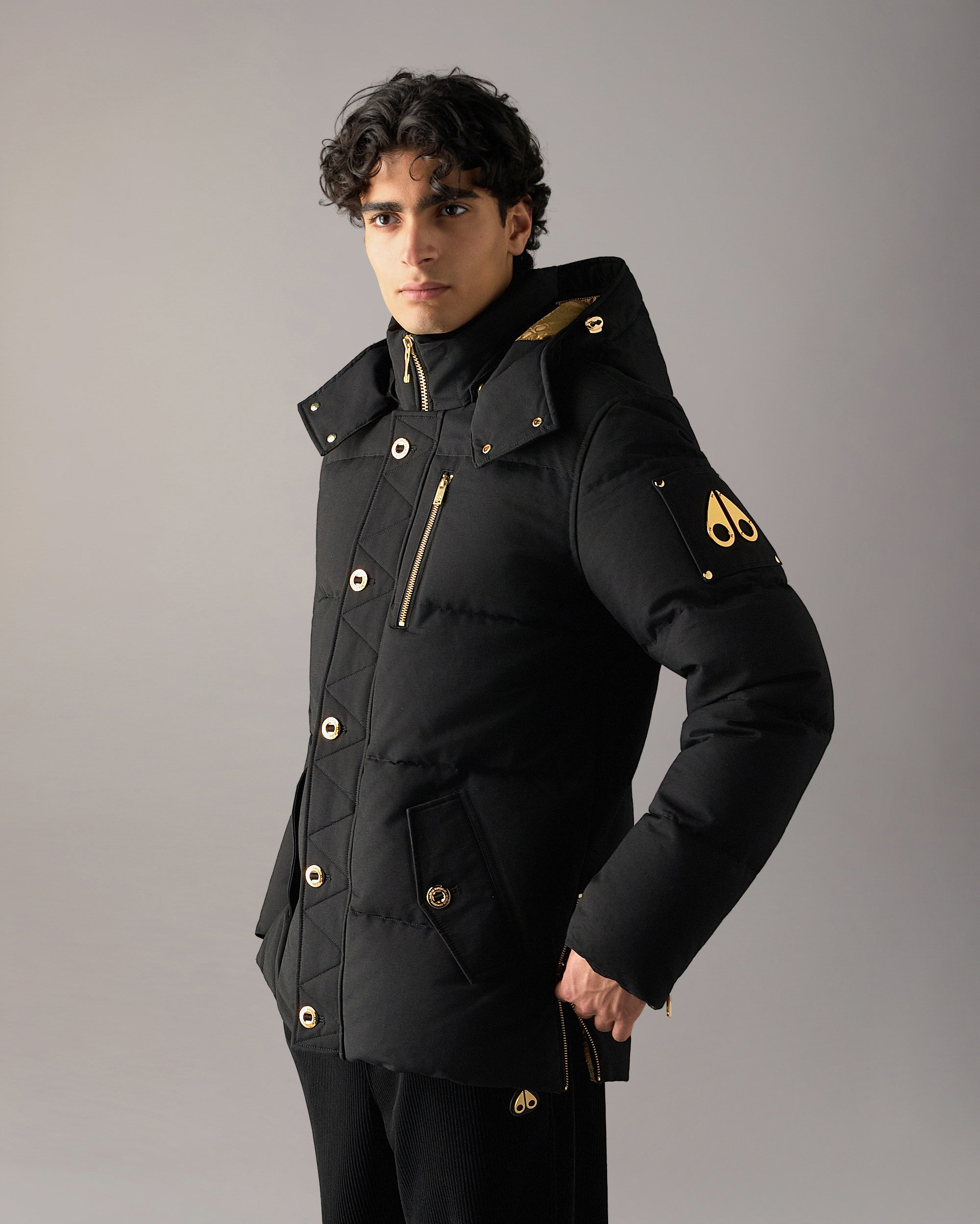 Moose Knuckles - M35MJ128GS - ORIGINAL SHEARLING TRIM 3Q JACKET Gold Series - MENS -  - Detail4