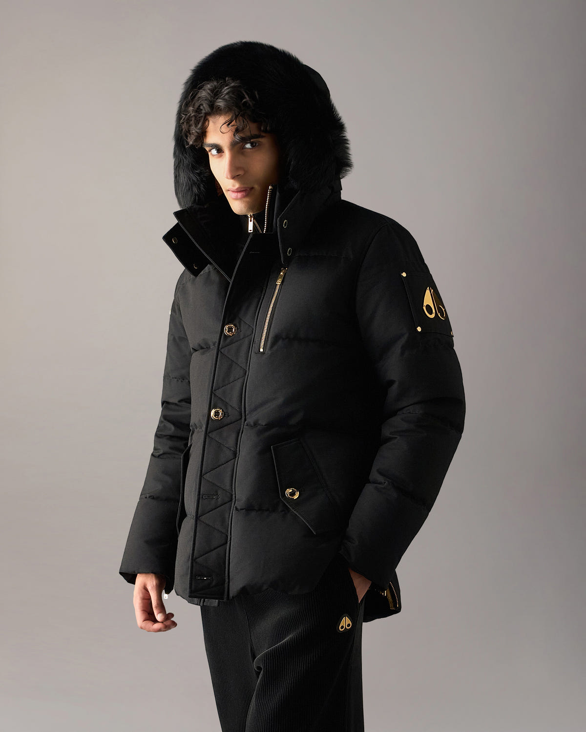 Moose Knuckles - M35MJ128GS - Gold Series Original 3Q Down Jacket - MENS -  - Front Category