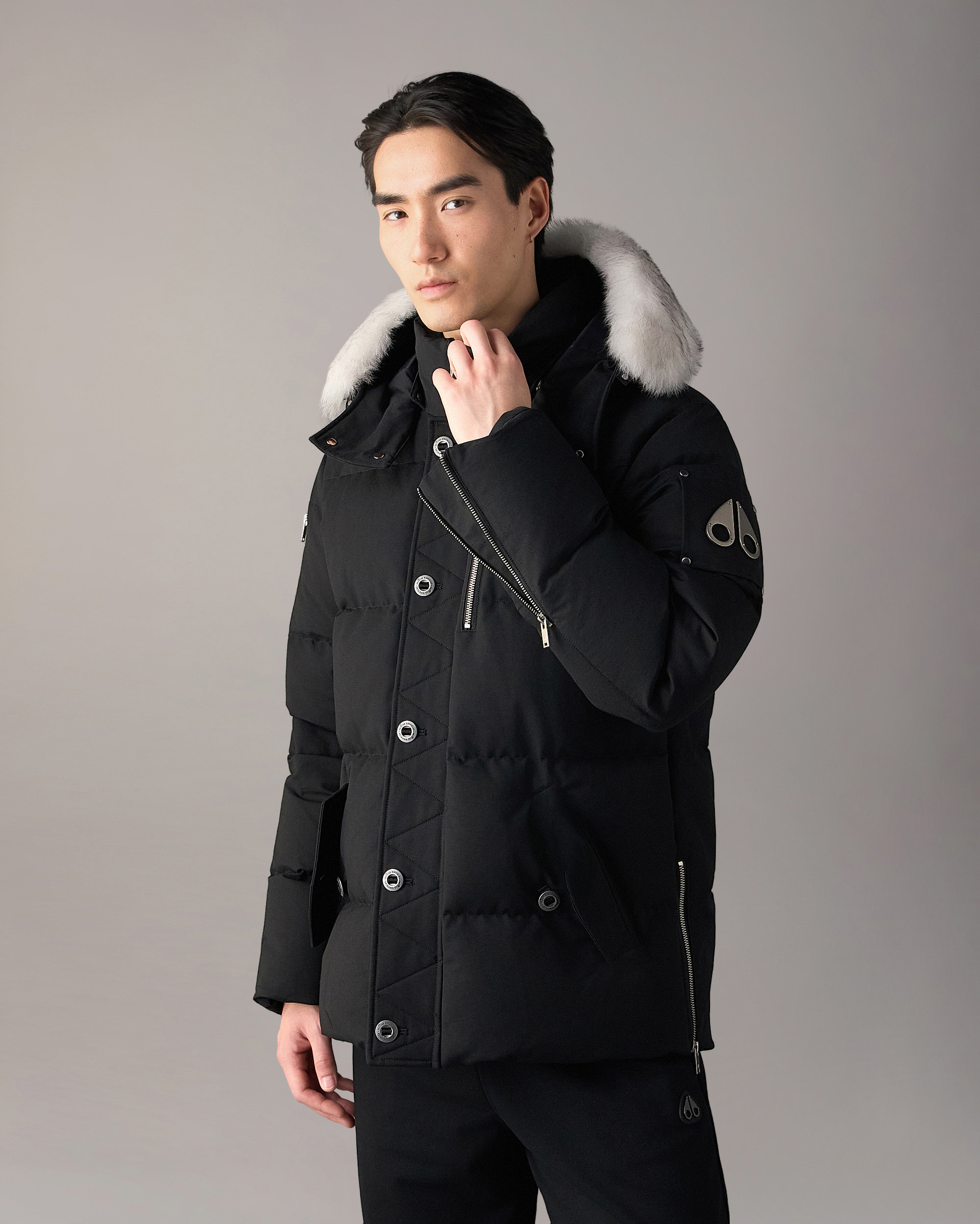 Moose Knuckles - M35MJ128S - ORIGINAL SHEARLING TRIM 3Q JACKET - MENS -  - Front Category