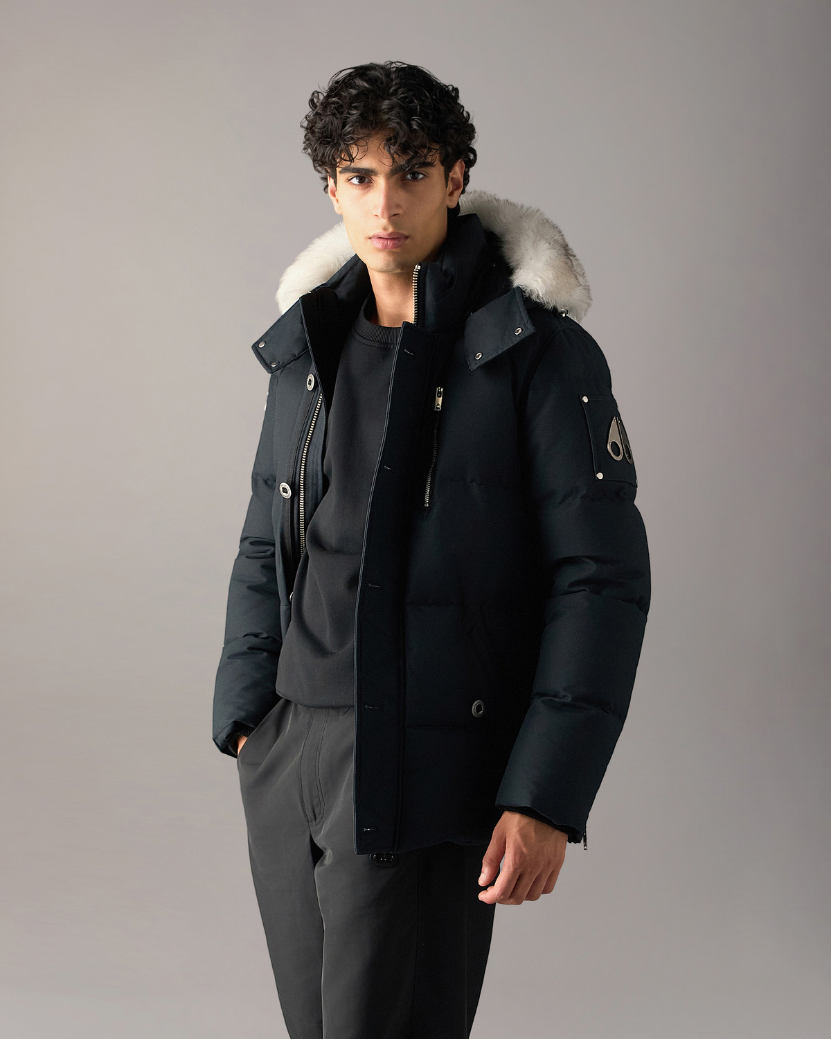 Moose Knuckles - M35MJ128S - ORIGINAL SHEARLING TRIM 3Q JACKET - MENS -  - Front Category