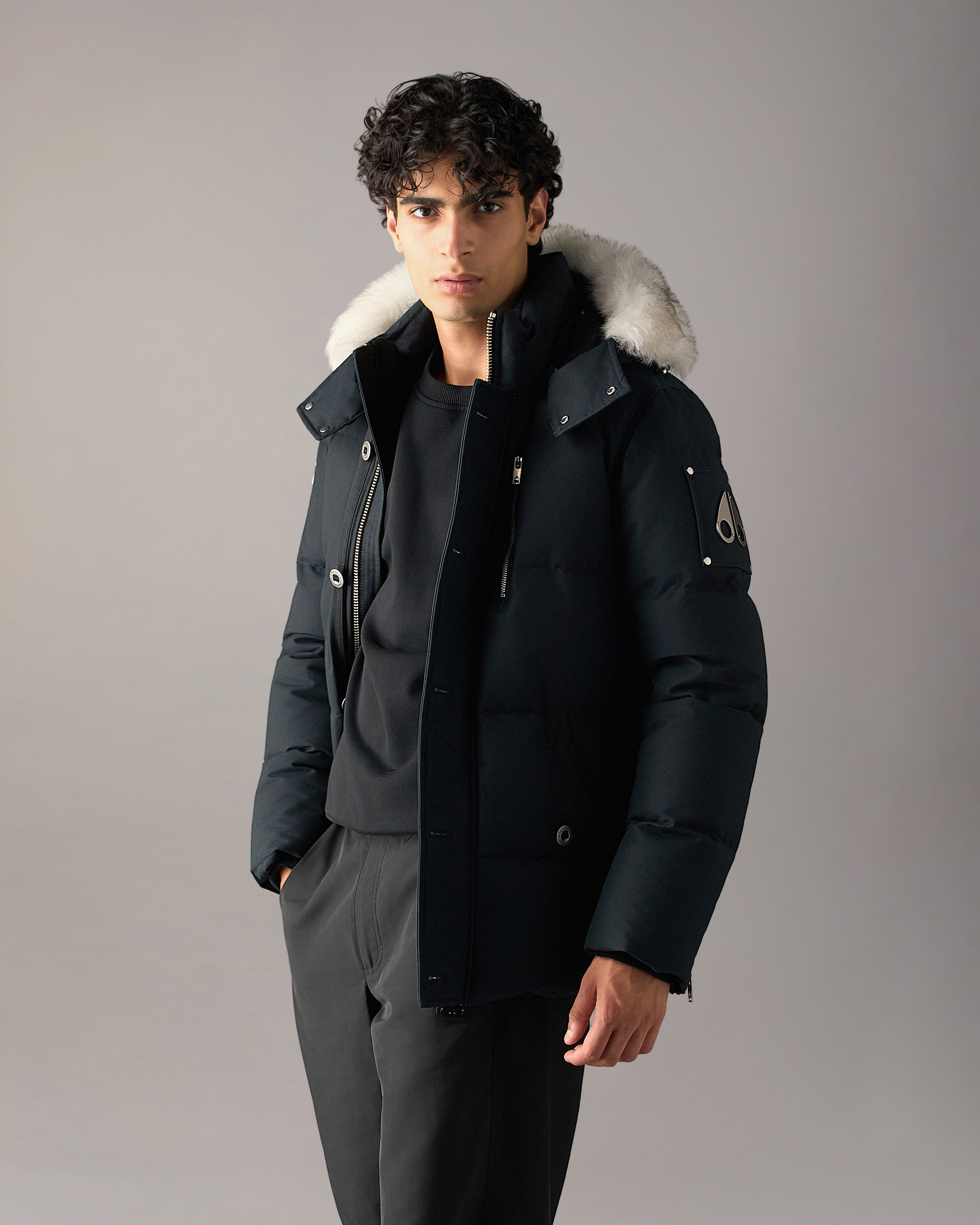 Moose Knuckles - M35MJ128S - ORIGINAL SHEARLING TRIM 3Q JACKET - MENS -  - Front Category