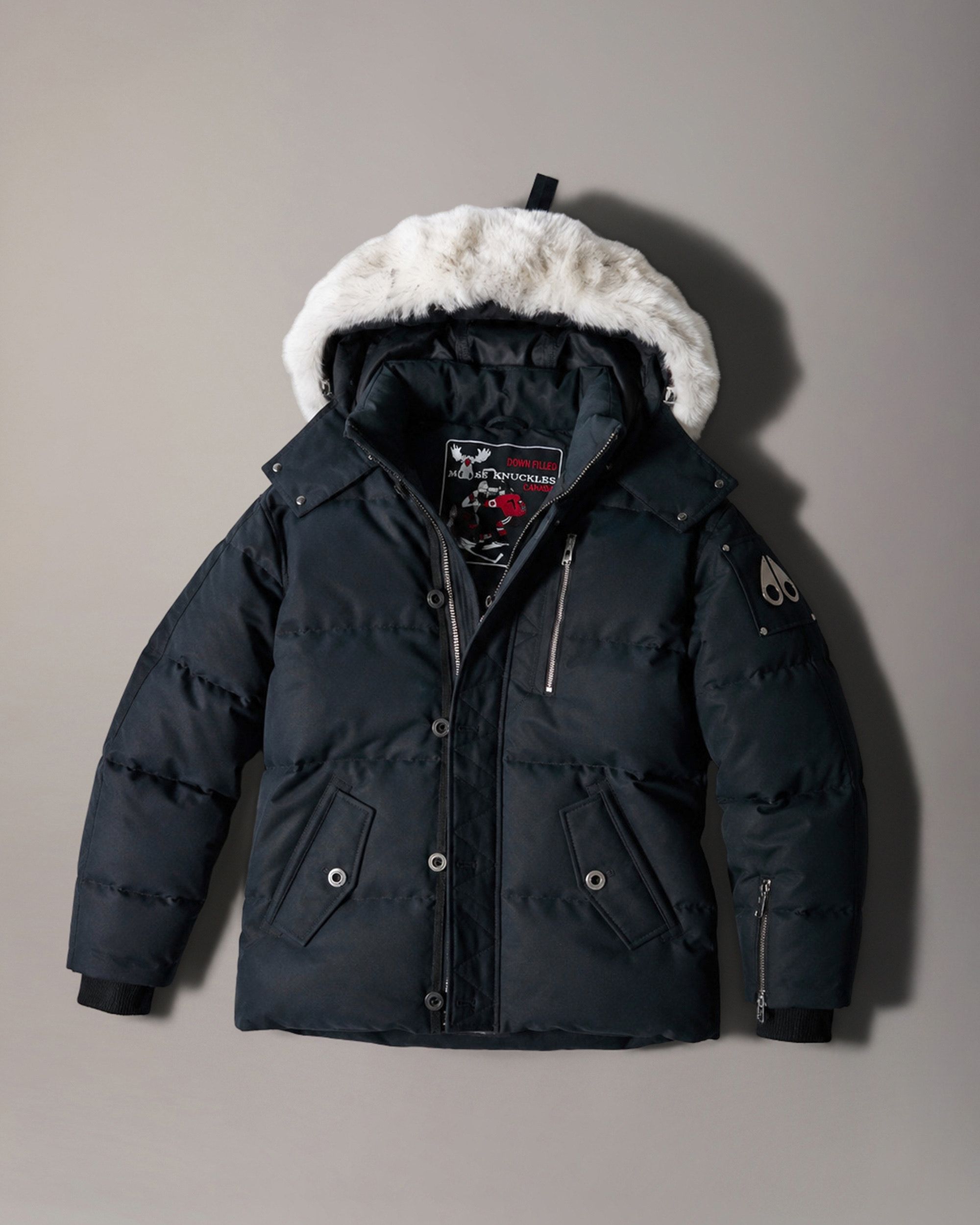 Moose Knuckles - M35MJ128S - ORIGINAL SHEARLING TRIM 3Q JACKET - MENS -  - GM