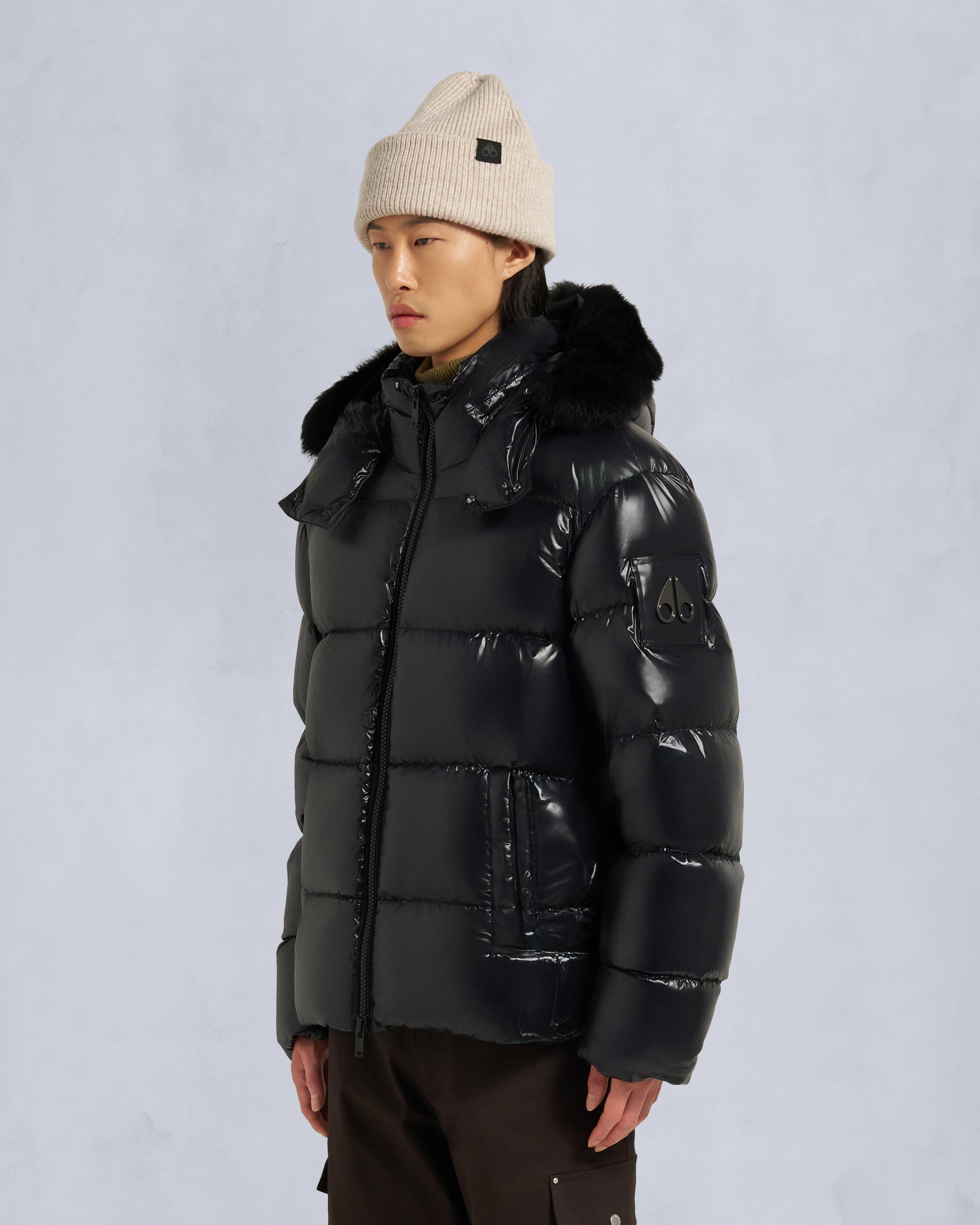 Kings Puffer Shearling Trim Jacket | Men | Moose Knuckles