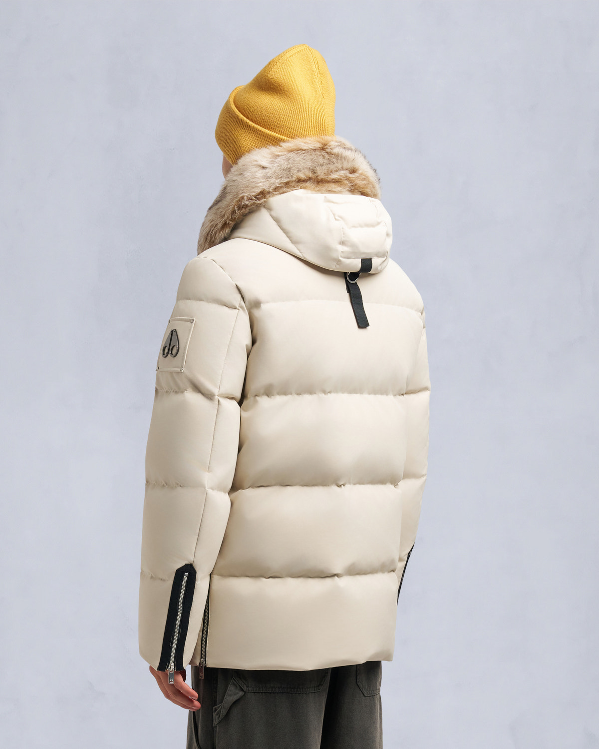 Moose Knuckles - M35MJ178S - Cloud 3Q Shearling Trim  Jacket - MENS -  - Back