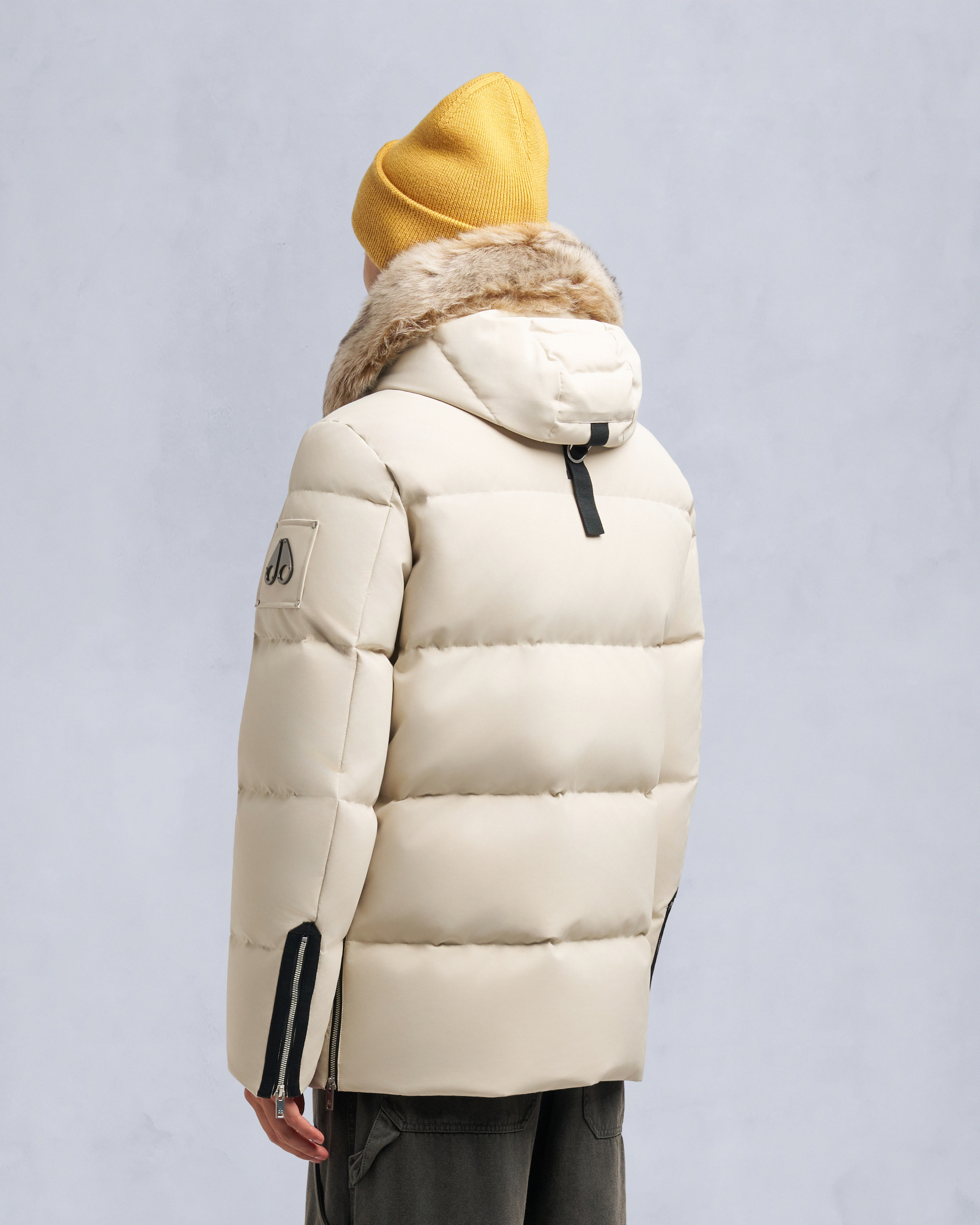 Moose Knuckles - M35MJ178S - Cloud 3Q Shearling Trim  Jacket - MENS -  - Back