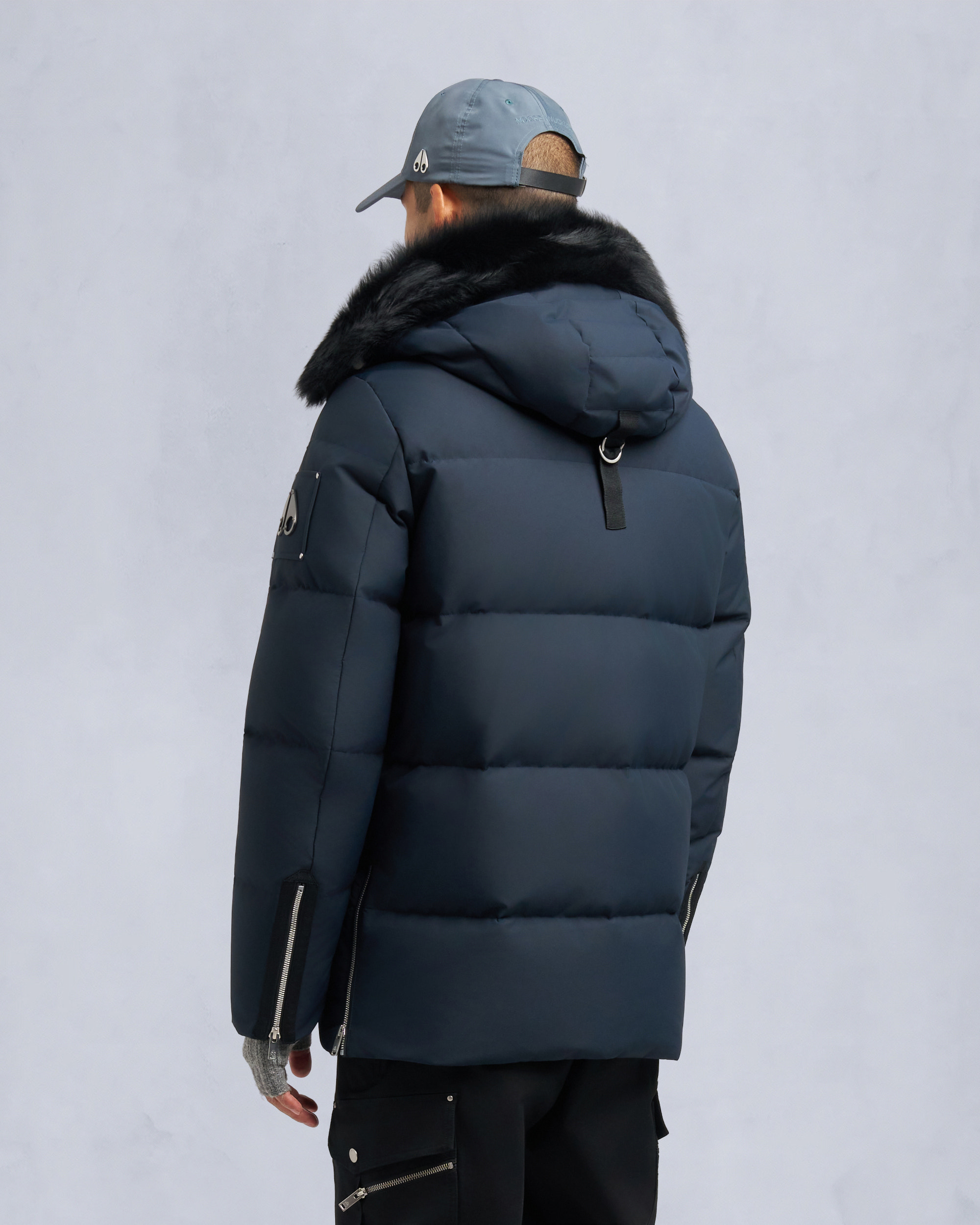 Moose Knuckles - M35MJ178S - Cloud 3Q Shearling Trim  Jacket - MENS -  - Back