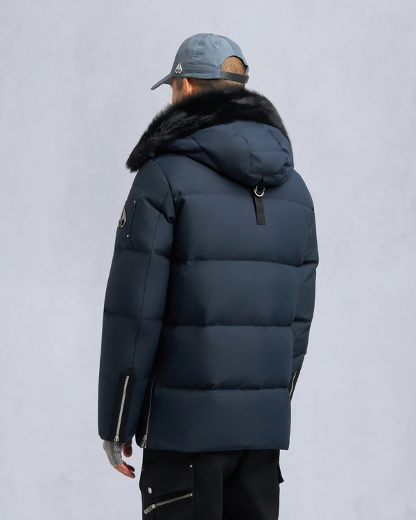 Moose Knuckles - M35MJ178S - Cloud 3Q Shearling Trim  Jacket - MENS -  - Back