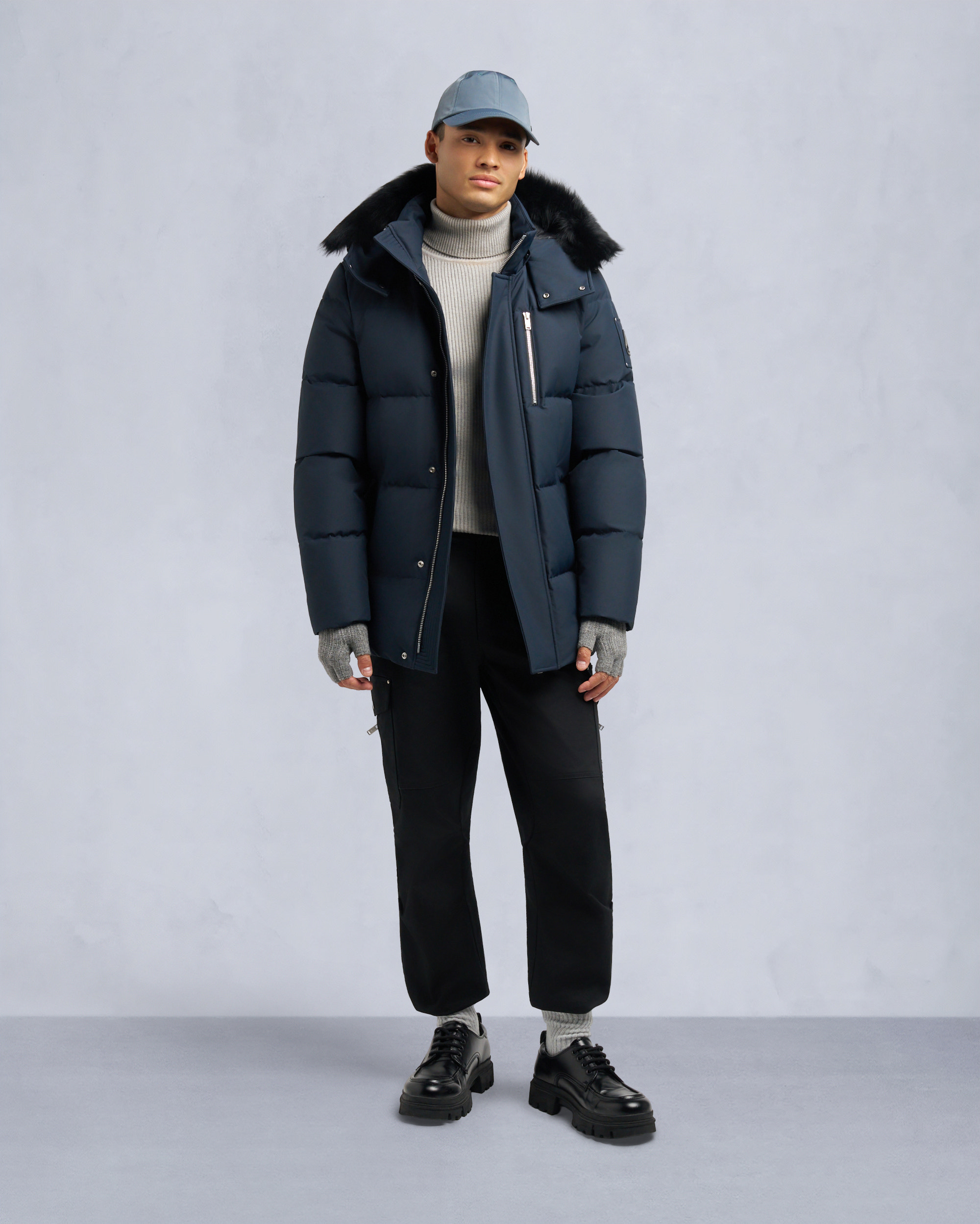 Moose Knuckles - M35MJ178S - Cloud 3Q Shearling Jacket - MENS -  - Front Category