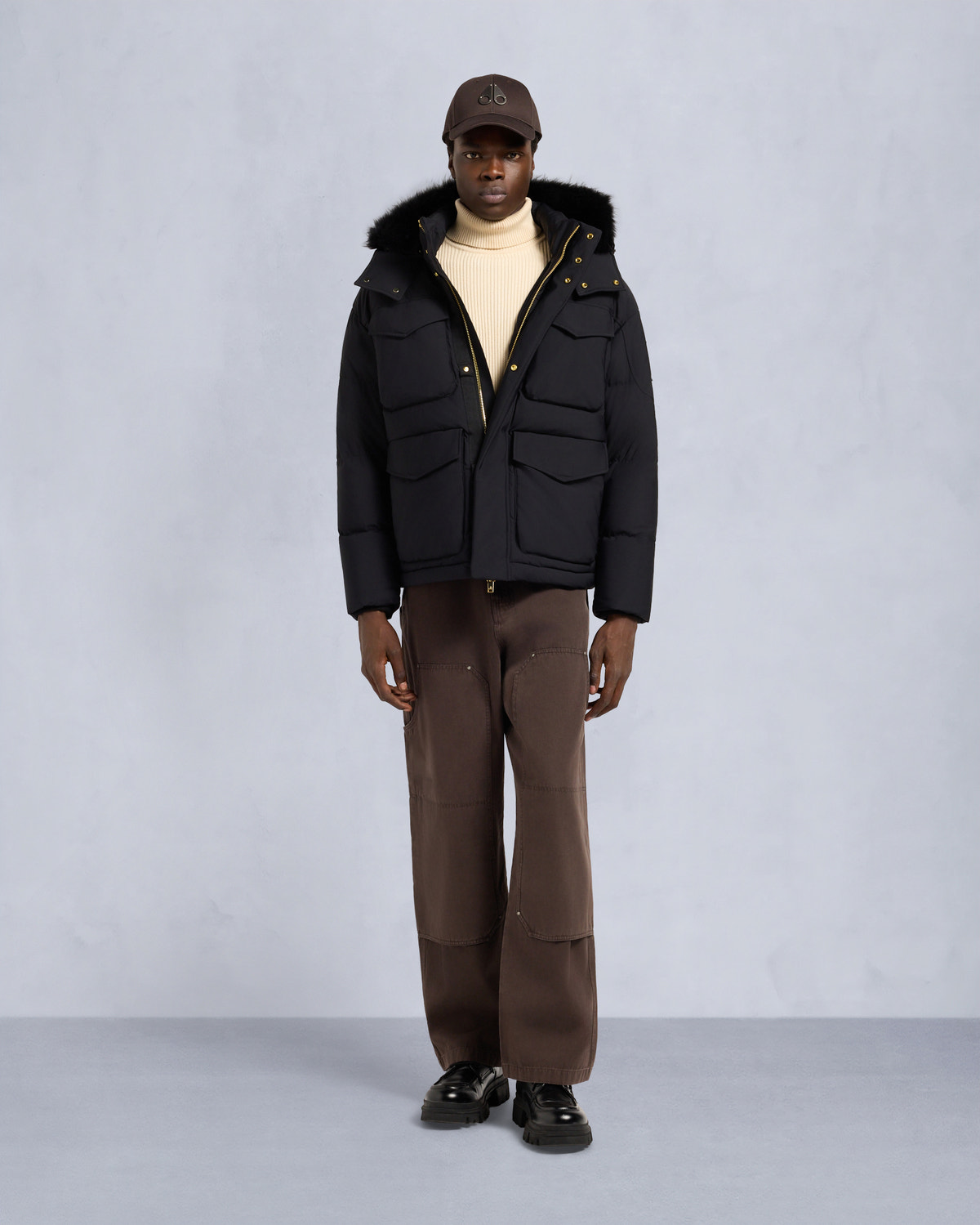 Moose Knuckles - M35MJ204GS - Gold Series Dufrost 3Q Down Puffer Jacket - MENS -  - Front Category