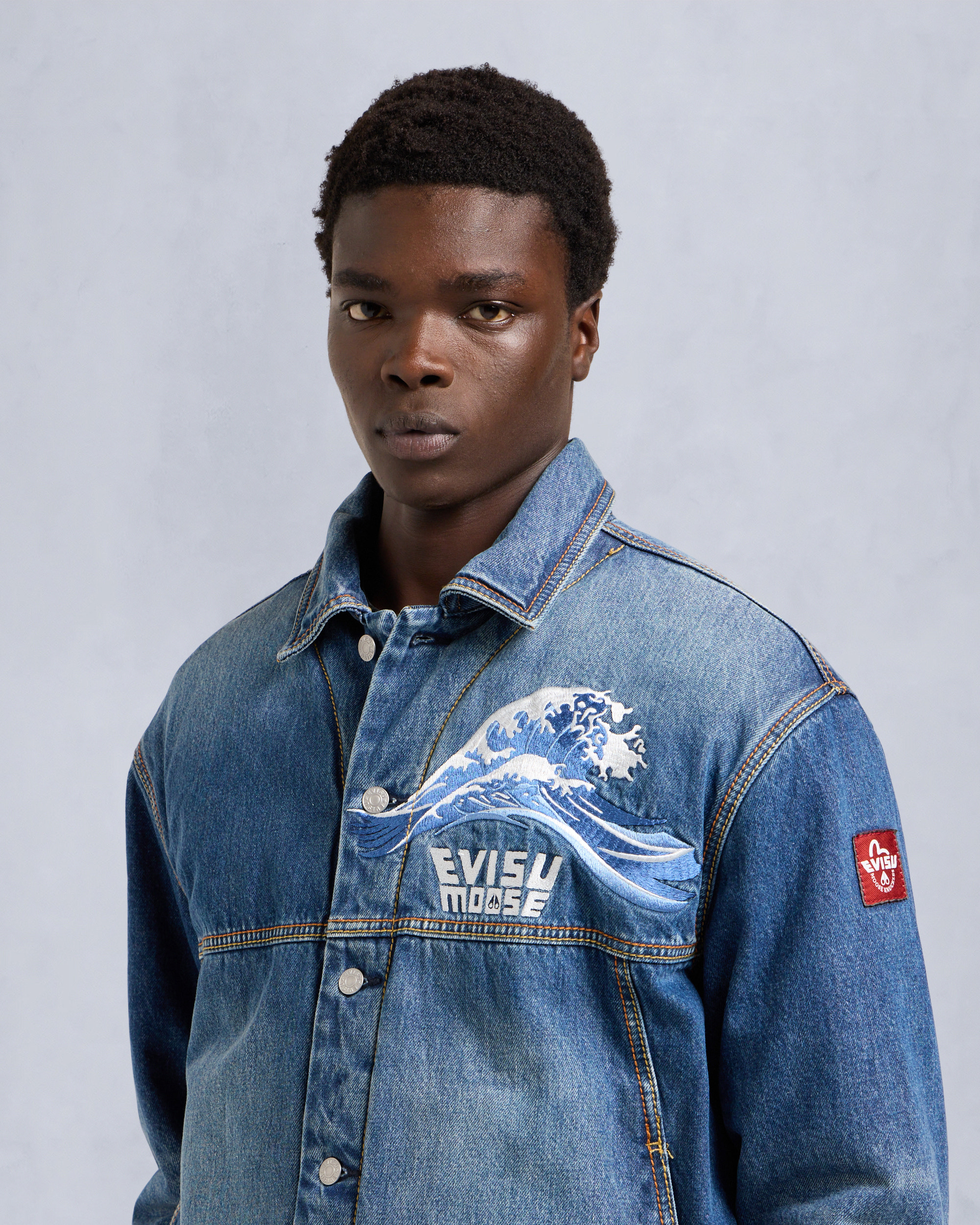 Moose Knuckles - M35MJ215EV - Evisu x Moose Denim Jacket - MENS -  - Detail6