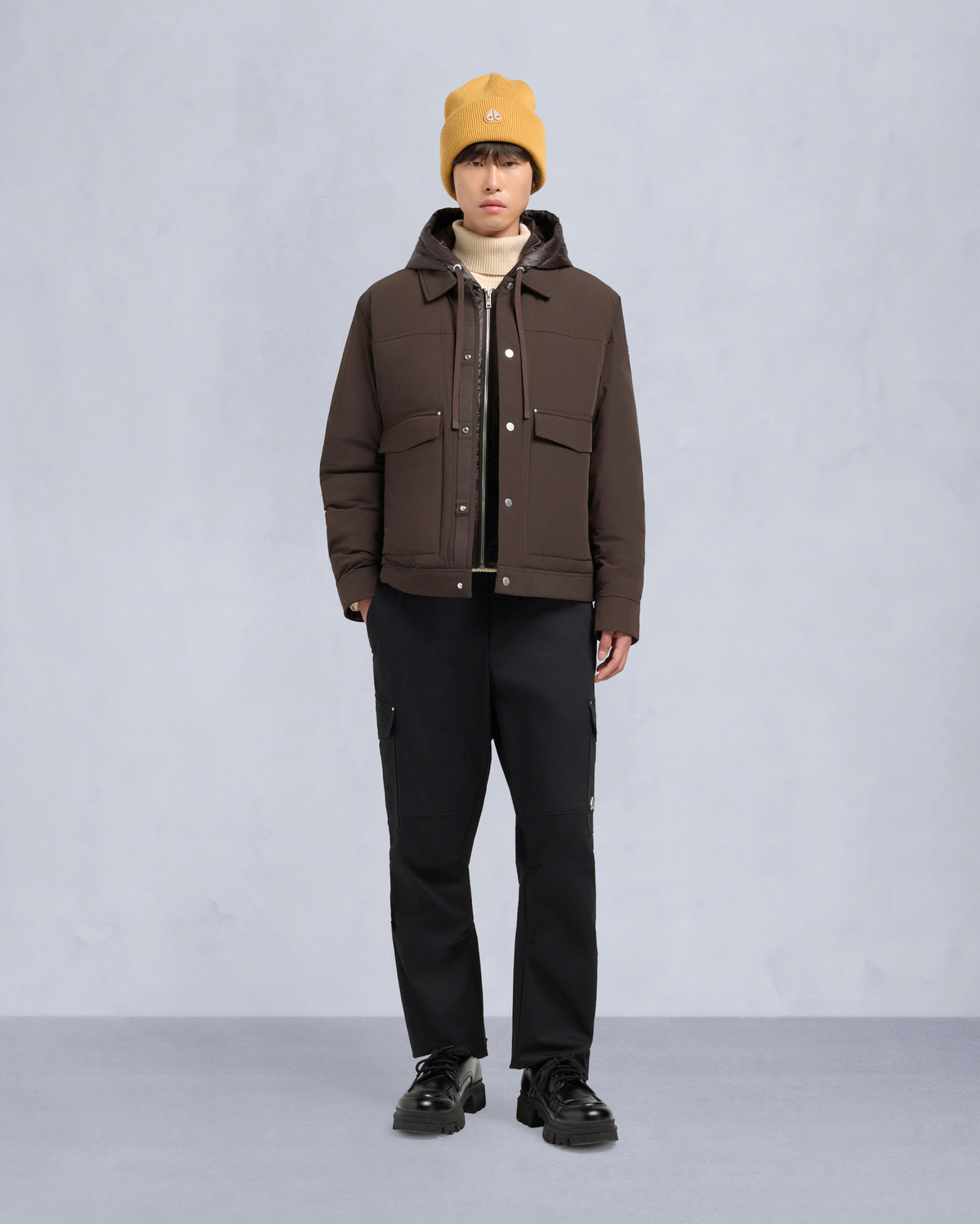 Moose Knuckles - M35MJ216 - Brixton Trucker Jacket - MENS -  - Front Category