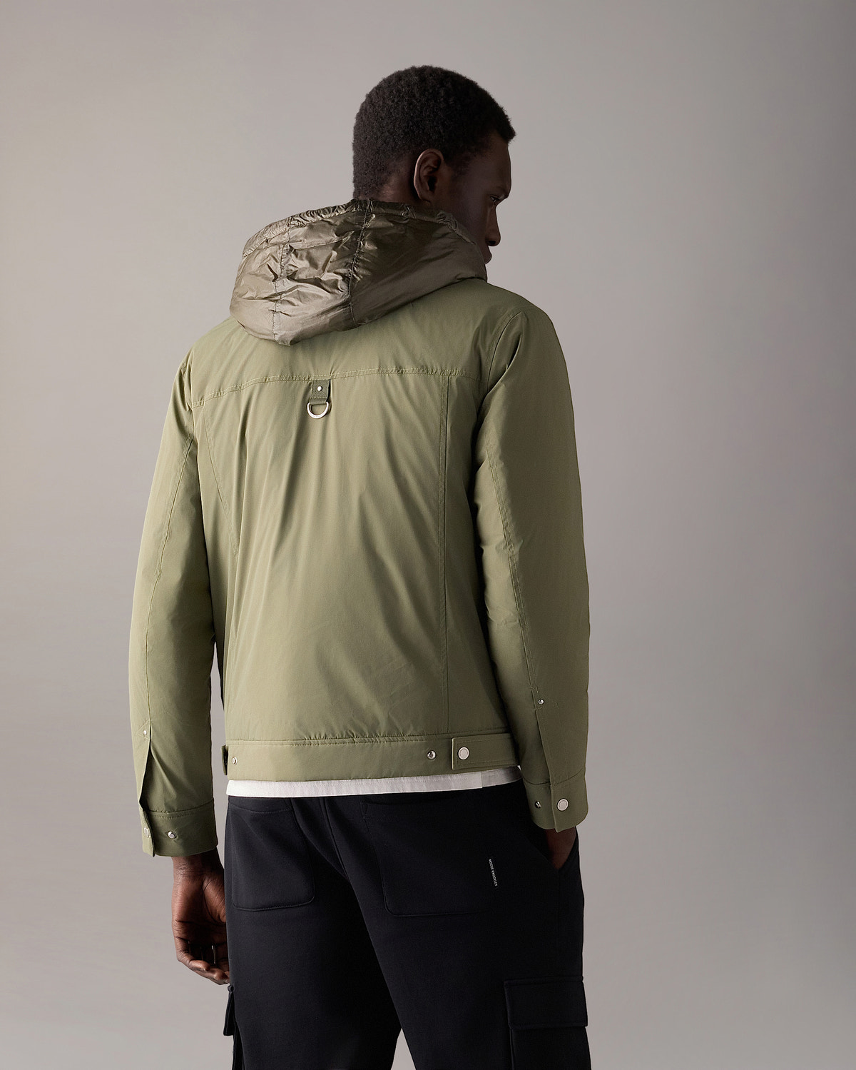 Moose Knuckles - M35MJ216 - Brixton Trucker Jacket - MENS -  - Back