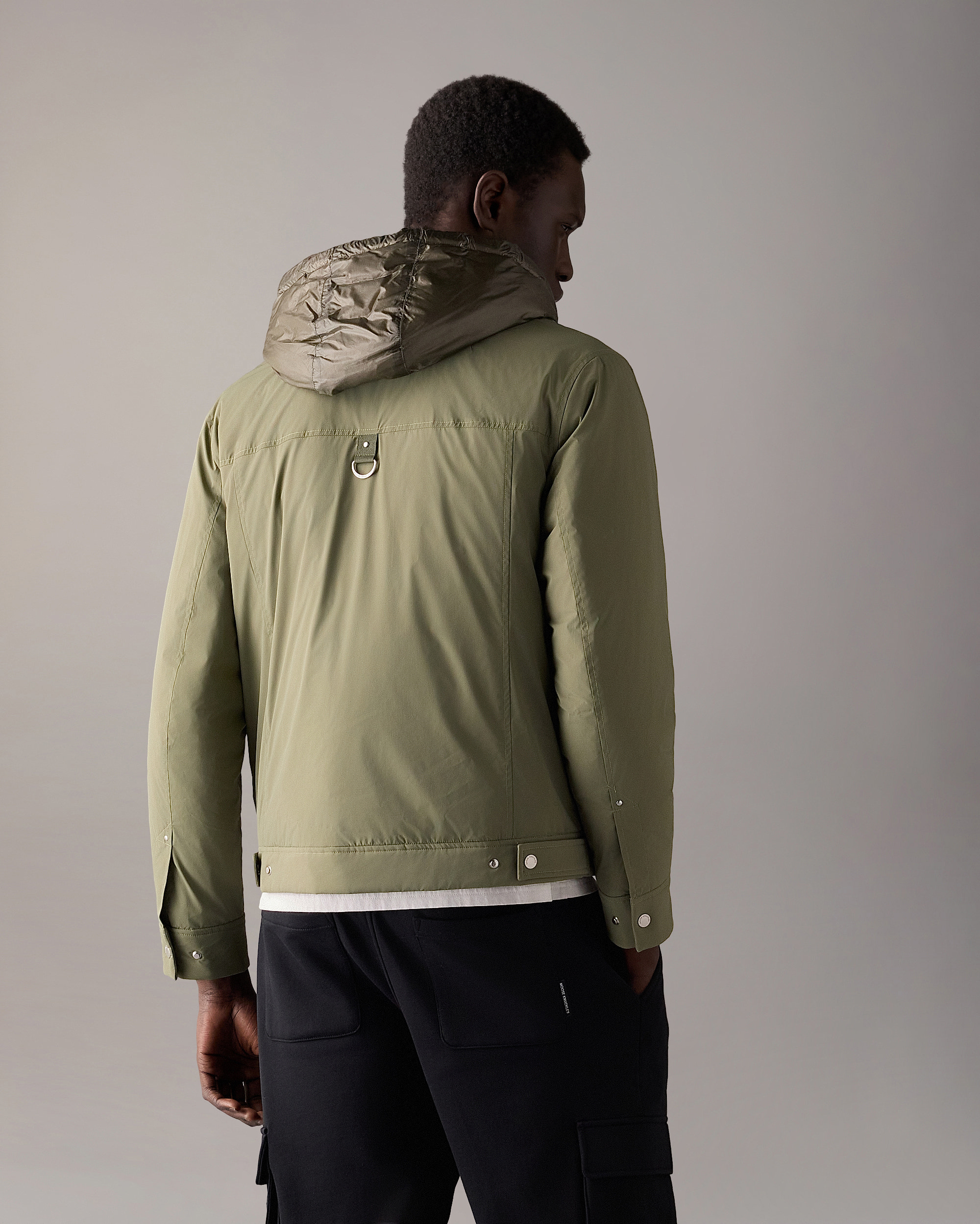 Moose Knuckles - M35MJ216 - Brixton Trucker Jacket - MENS -  - Back