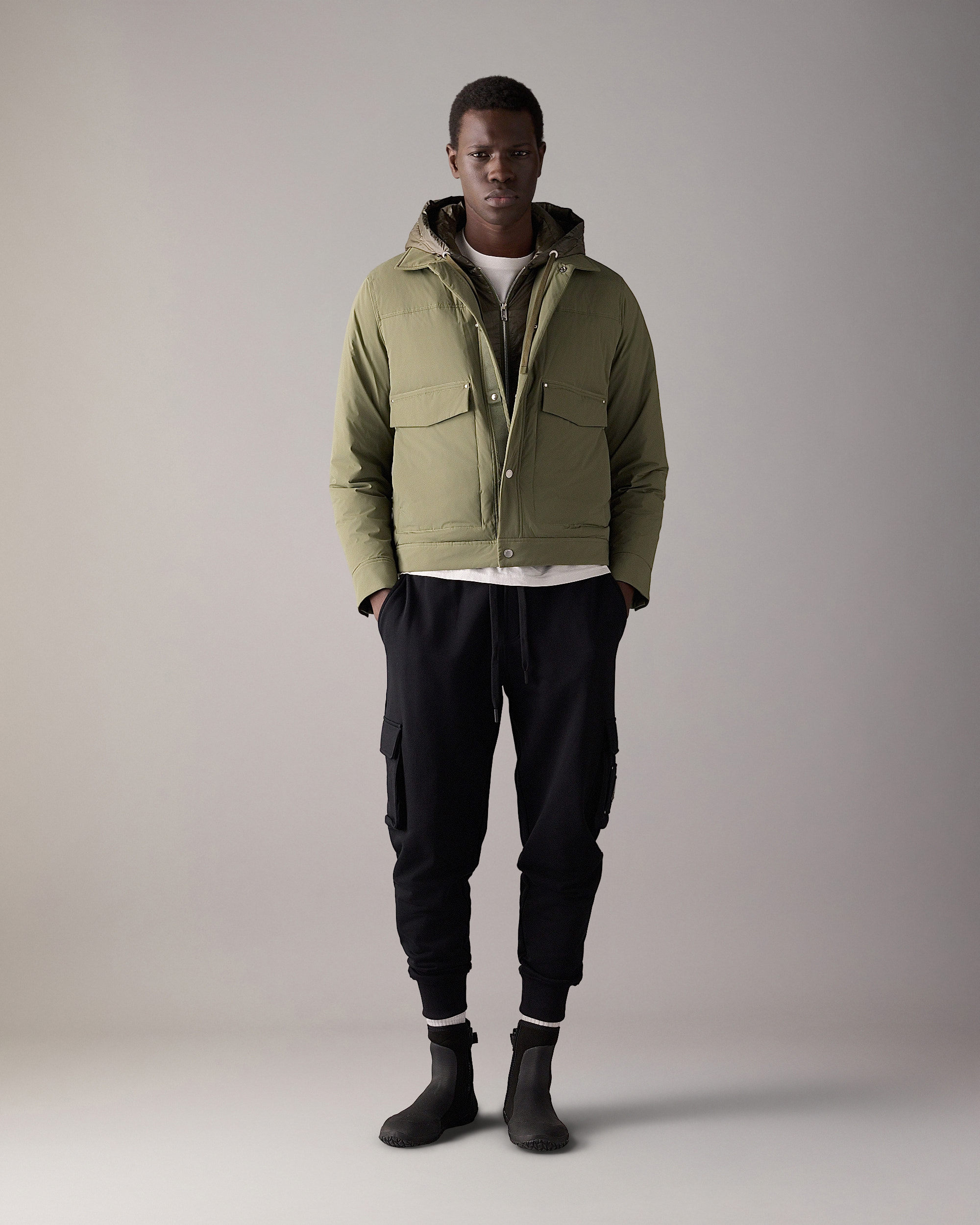 Moose Knuckles - M35MJ216 - Brixton Trucker Jacket - MENS -  - Front Category