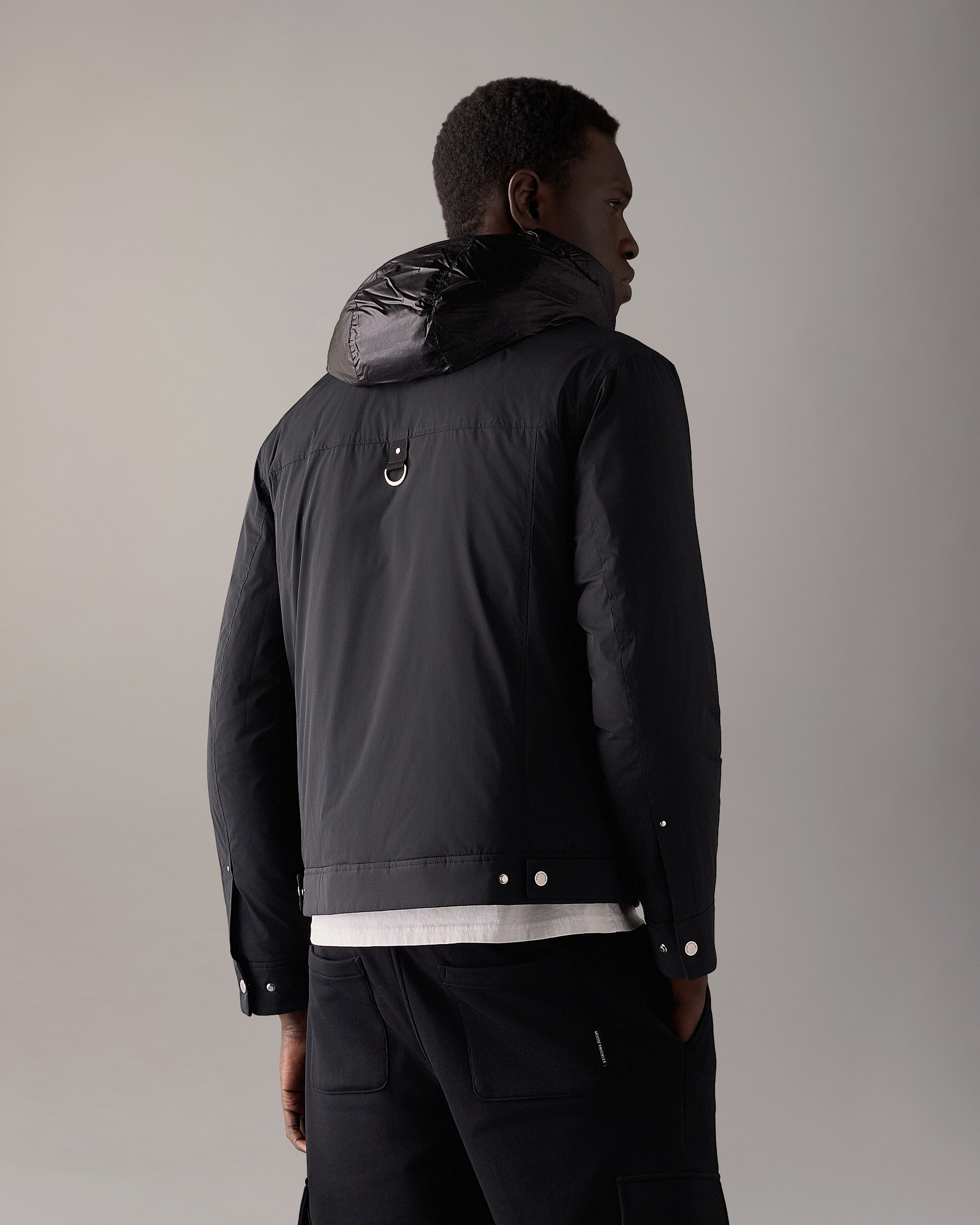 Moose Knuckles - M35MJ216 - Brixton Trucker Jacket - MENS -  - Back