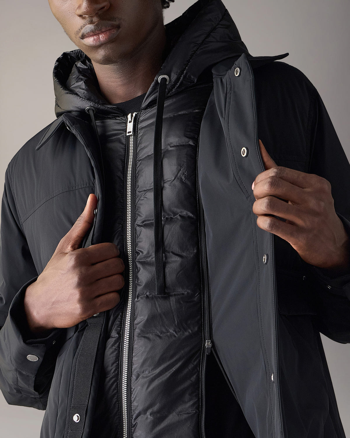 Moose Knuckles - M35MJ216 - Brixton Down Trucker Jacket - MENS -  - Detail1