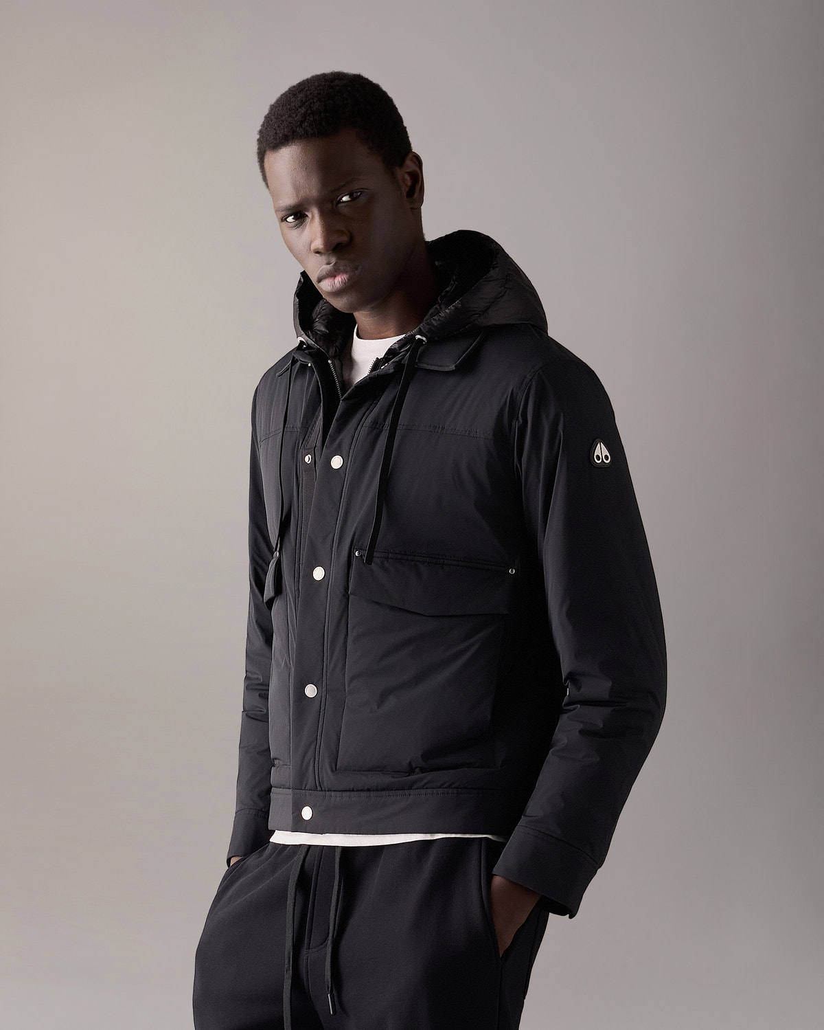 Moose Knuckles - M35MJ216 - Brixton Trucker Jacket - MENS -  - Front