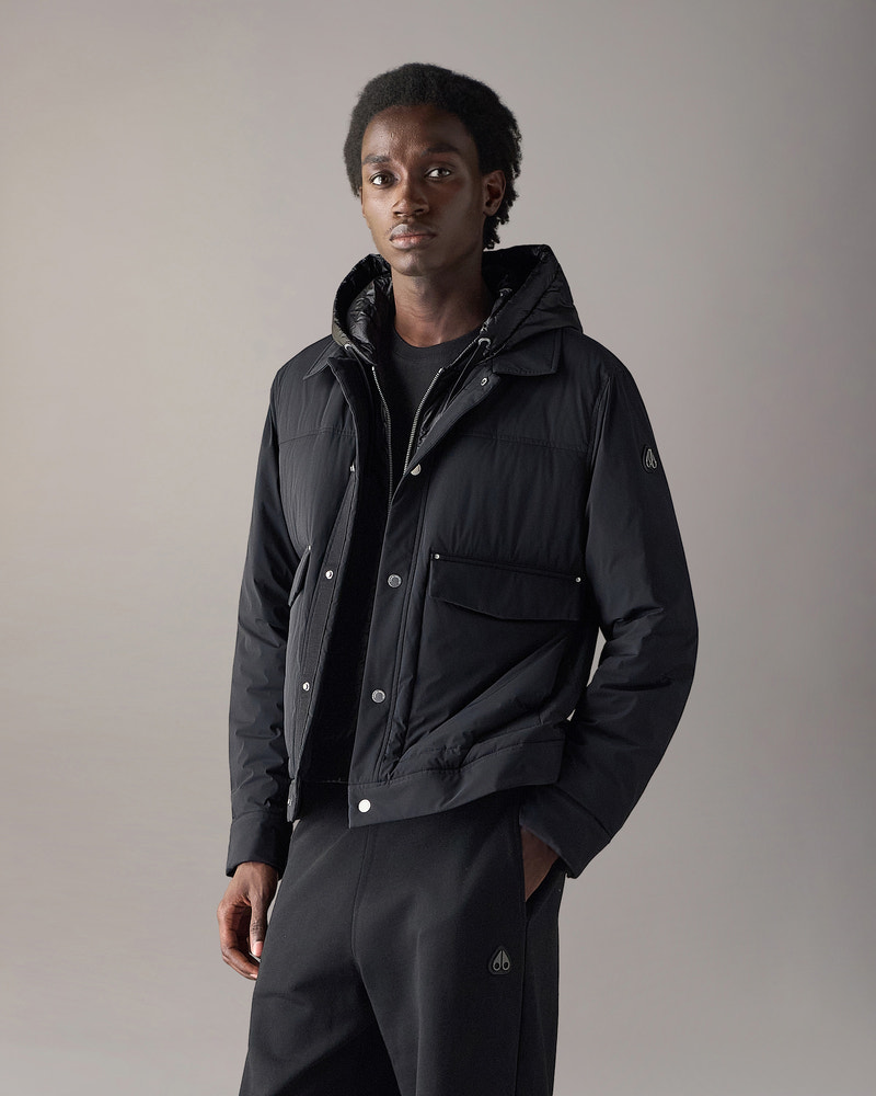 Moose Knuckles - M35MJ216 - Brixton Down Trucker Jacket - MENS -  - Front Category