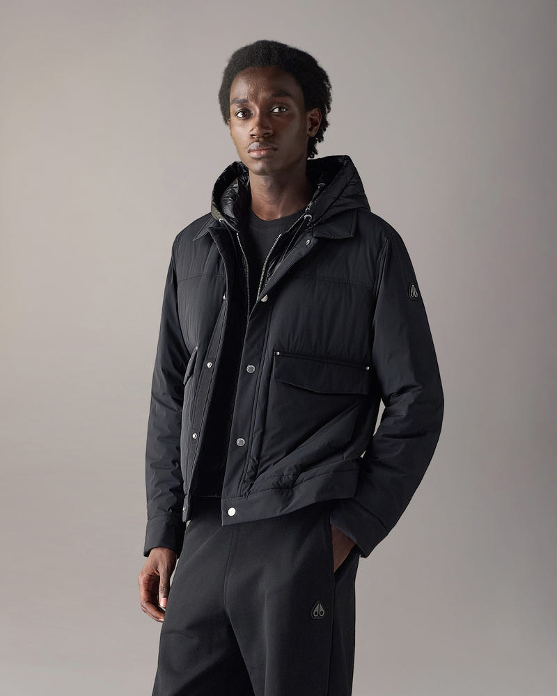 Moose Knuckles - M35MJ216 - Brixton Down Trucker Jacket - MENS -  - Front Category