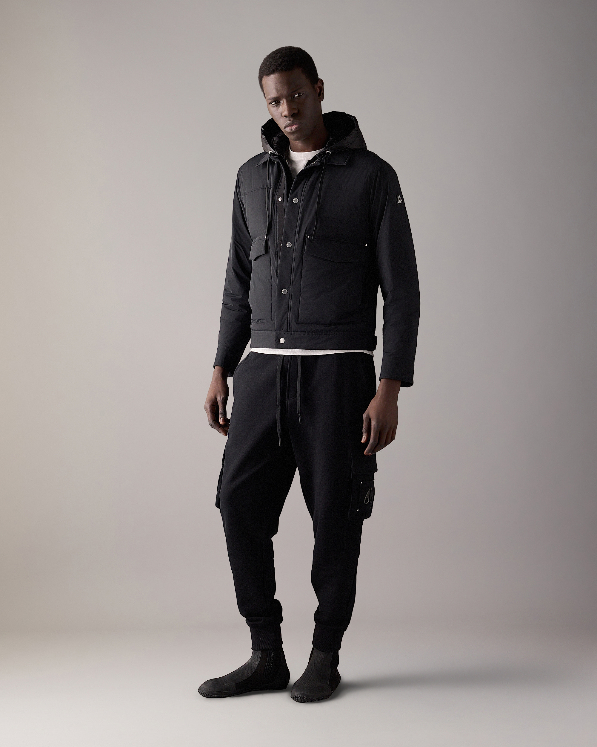 Moose Knuckles - M35MJ216 - Brixton Trucker Jacket - MENS -  - Front Category