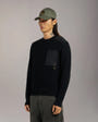 Moose Knuckles - M35MK667G - Gold Series Elowan Crewneck Sweater - MENS -  - Front