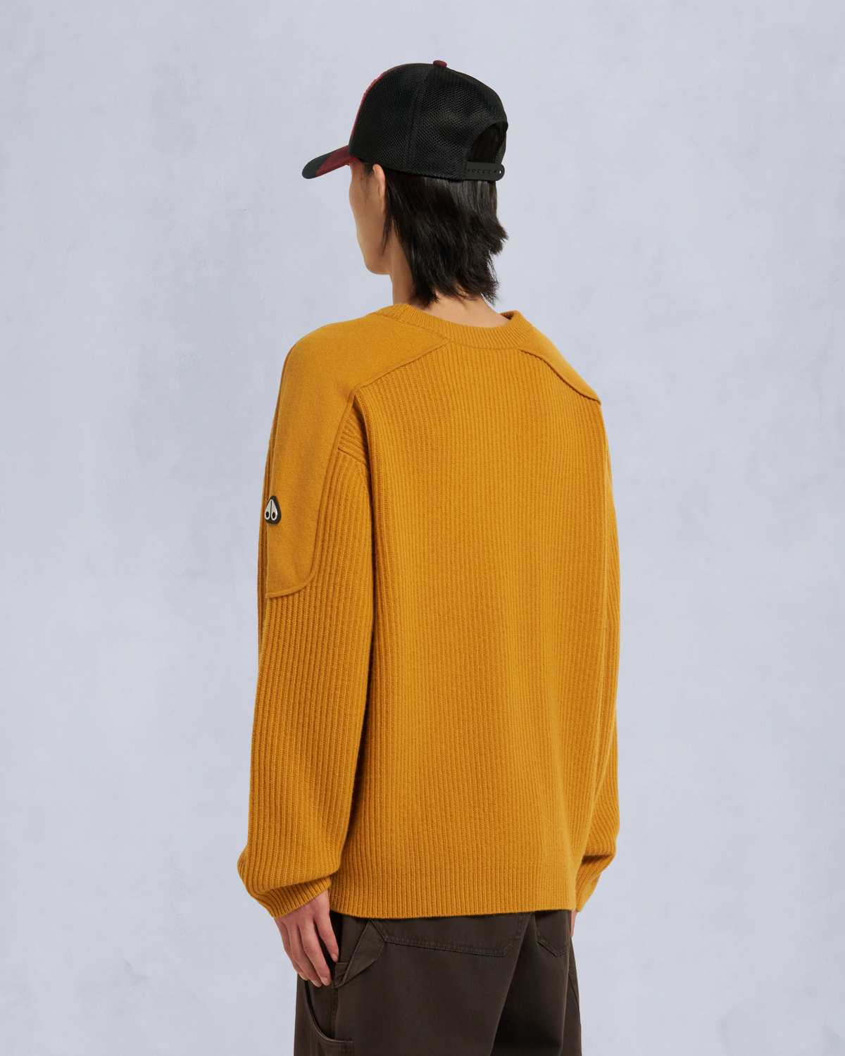 Moose Knuckles - M35MK671 - Colson Crewneck Sweater - MENS -  - Back