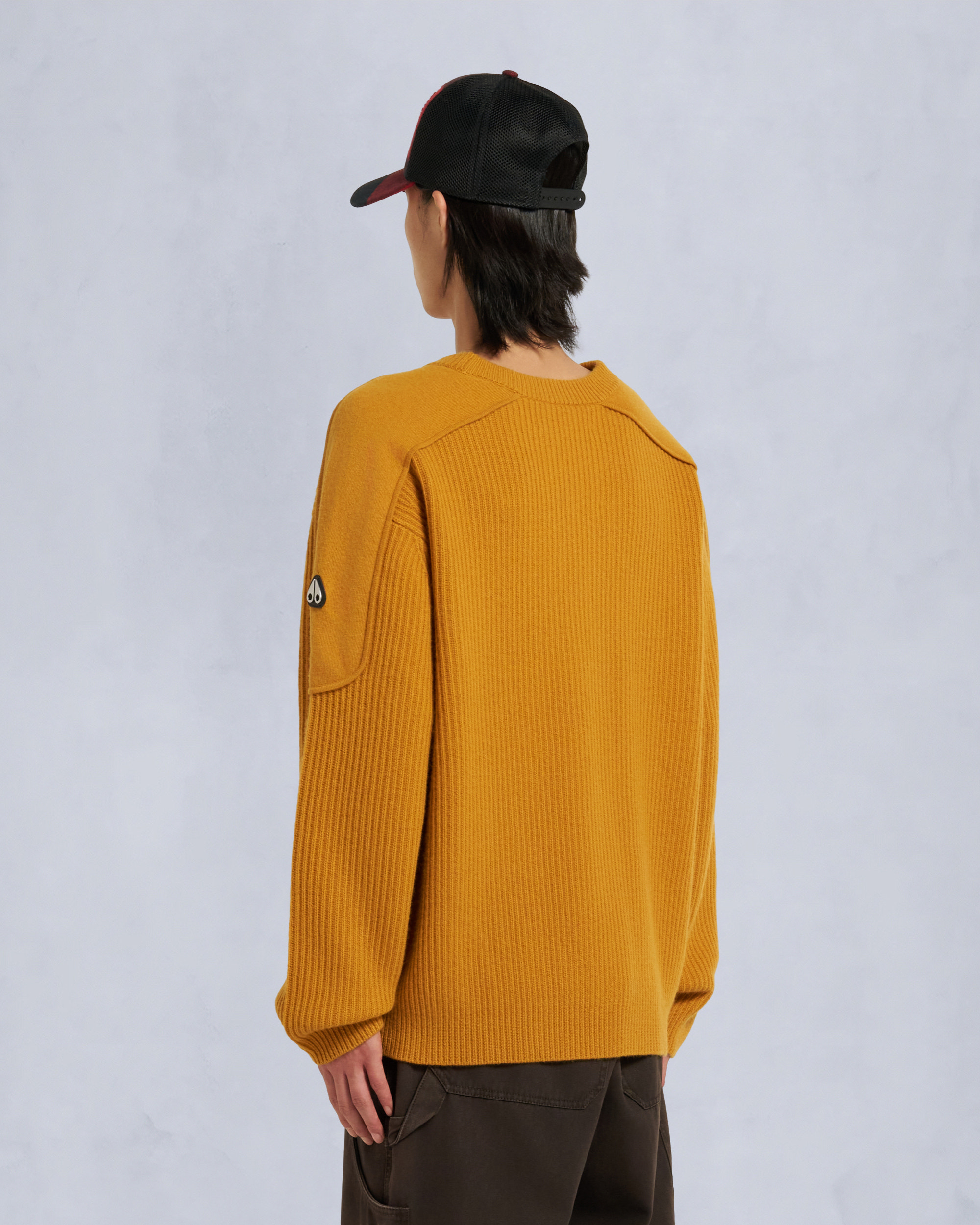 Moose Knuckles - M35MK671 - Colson Crewneck Sweater - MENS -  - Back