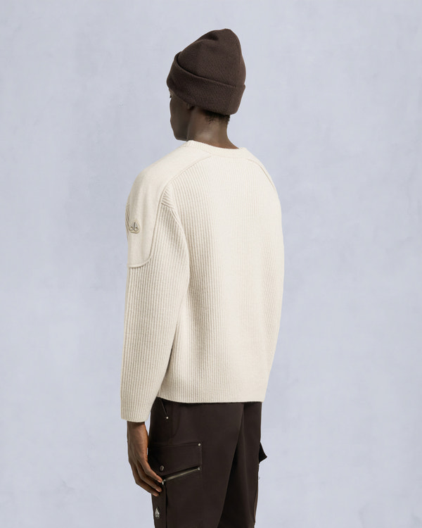 Moose Knuckles - M35MK671 - Colson Crewneck Sweater - MENS -  - Back