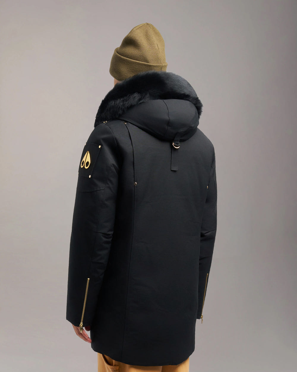 Moose Knuckles - M35MP261GS - GOLD SERIES SHEARLING TRIM STIRLING PARKA - MENS -  - Back