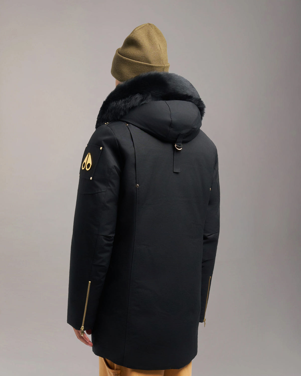 Moose Knuckles - M35MP261GS - GOLD SERIES SHEARLING TRIM STIRLING PARKA - MENS -  - Back