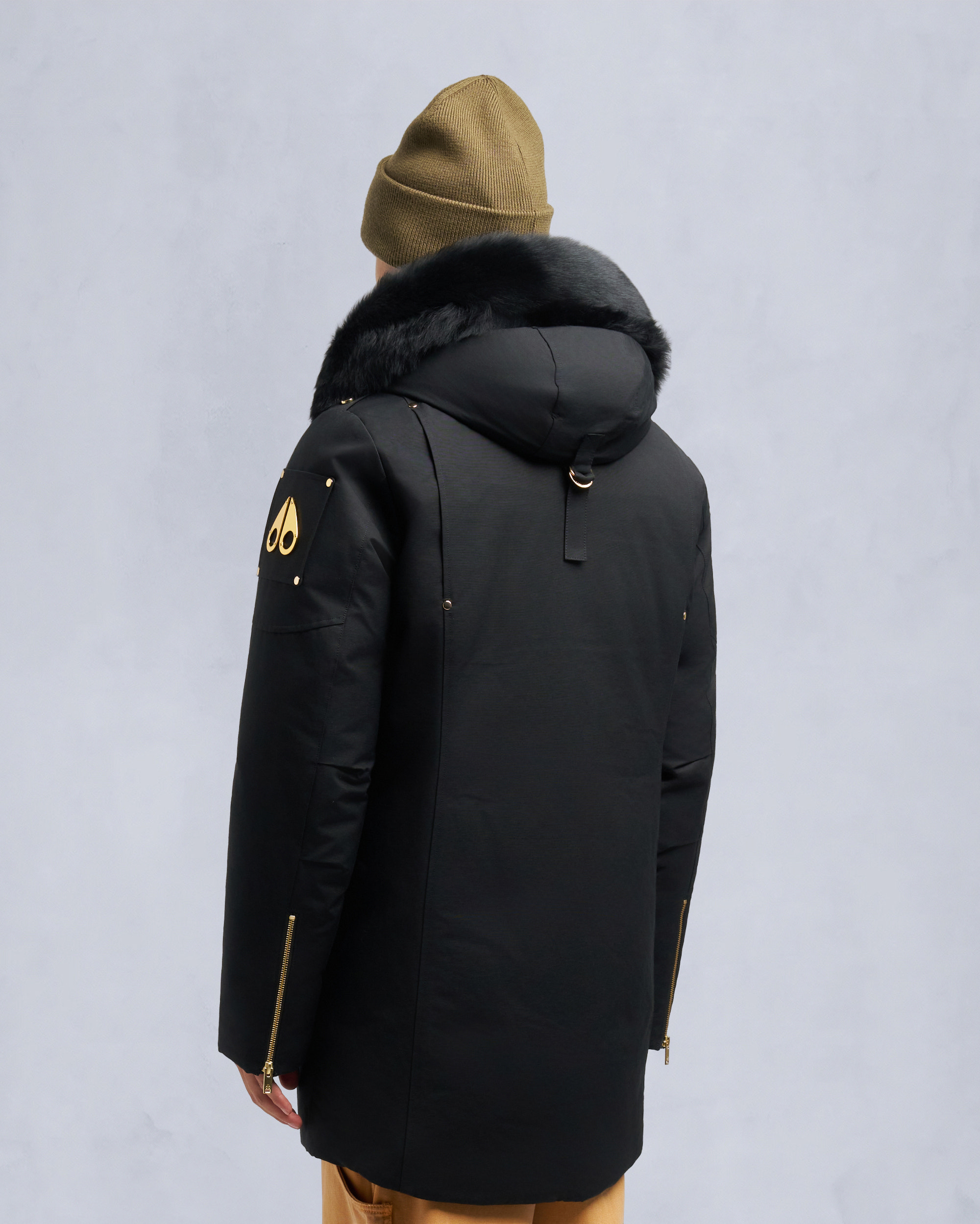 Moose Knuckles - M35MP261GS - Gold Series Original Shearling Trim Stirling Parka - MENS -  - Back