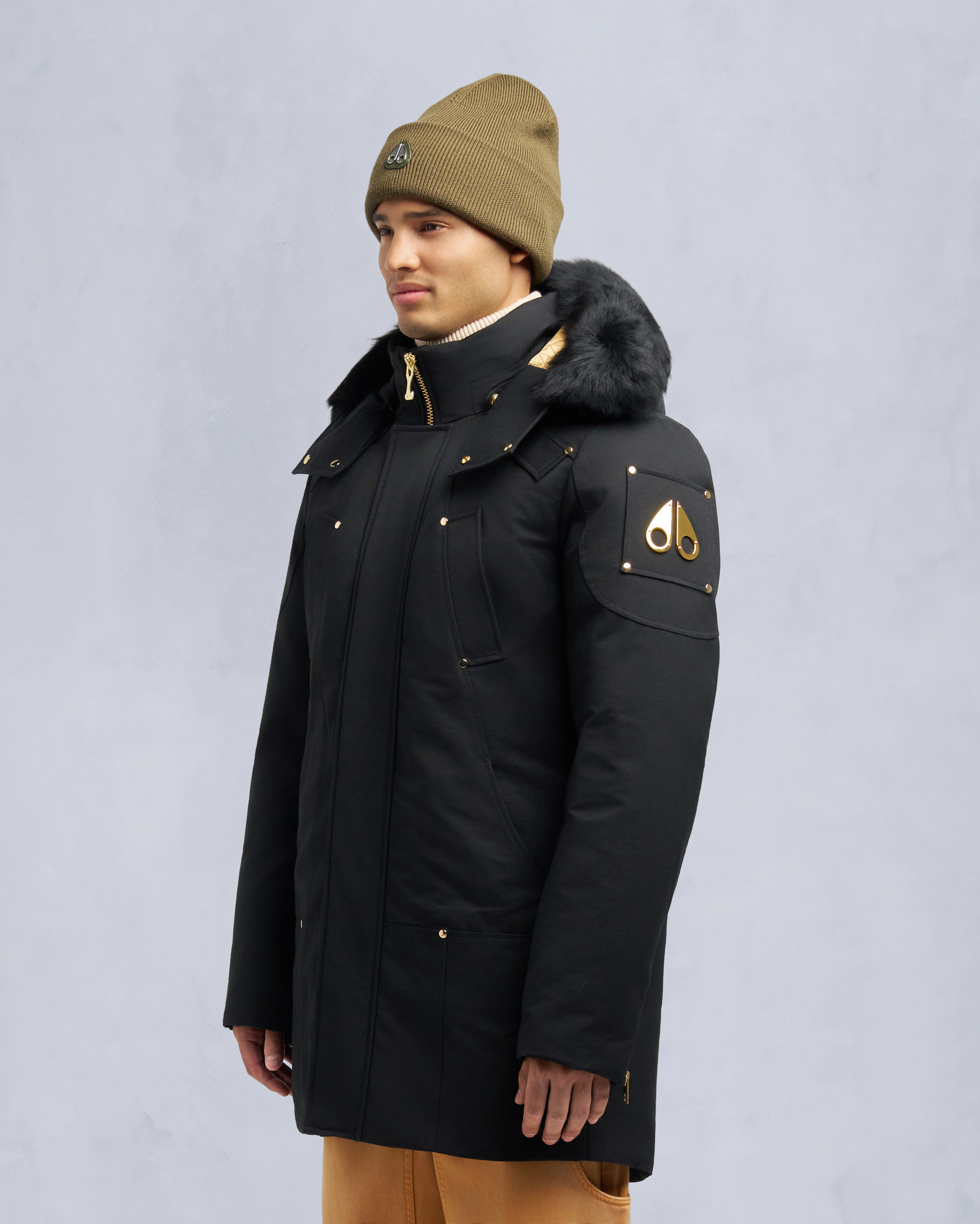 Moose Knuckles - M35MP261GS - Gold Series Original Shearling Trim Stirling Parka - MENS -  - Front