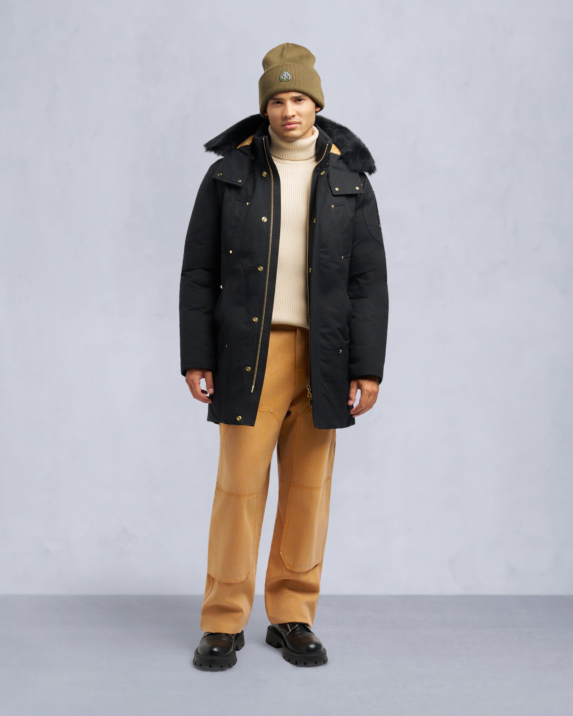 Gold Series Shearling Trim Stirling Parka | Men | Moose Knuckles