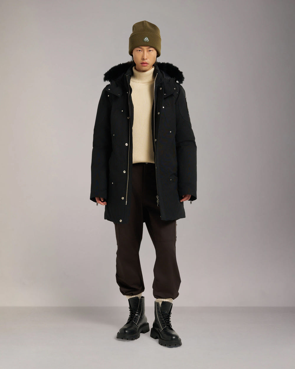 Moose Knuckles - M35MP261S - ORIGINAL SHEARLING TRIM STIRLING PARKA - MENS -  - Front