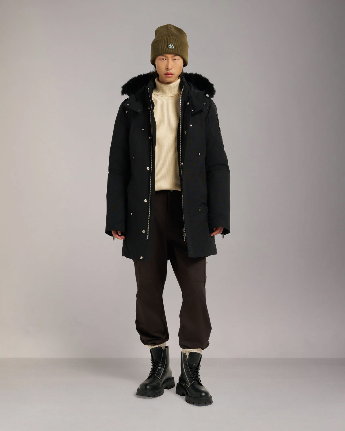 Moose Knuckles - M35MP261S - ORIGINAL SHEARLING TRIM STIRLING PARKA - MENS -  - Front