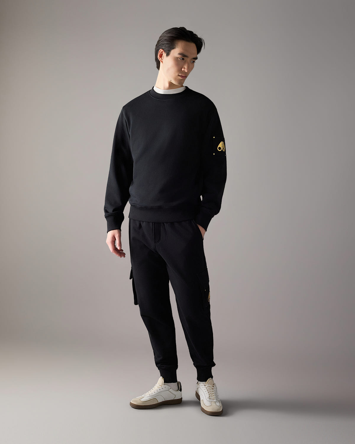 Moose Knuckles - M35MR777G - Gold Series Hartsfield Cargo Joggers - MENS -  - Front