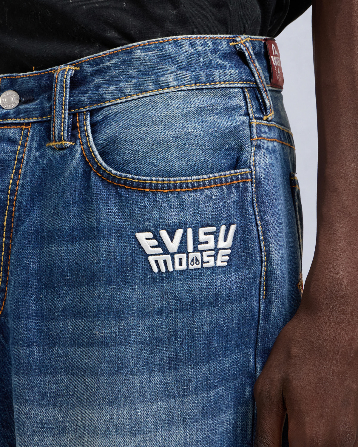 Moose Knuckles - M35MR788EV - Evisu x Moose Straight Leg Jeans - MENS -  - Detail6
