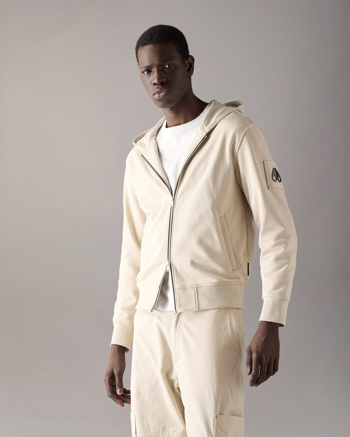 Moose Knuckles - M35MS609 - Hartsfield Zip-Up Hoodie - MENS -  - Front