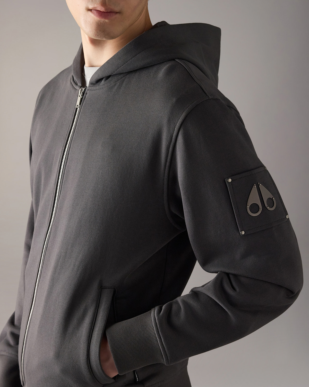 Moose Knuckles - M35MS609 - Hartsfield Zip-Up Hoodie - MENS -  - Detail1