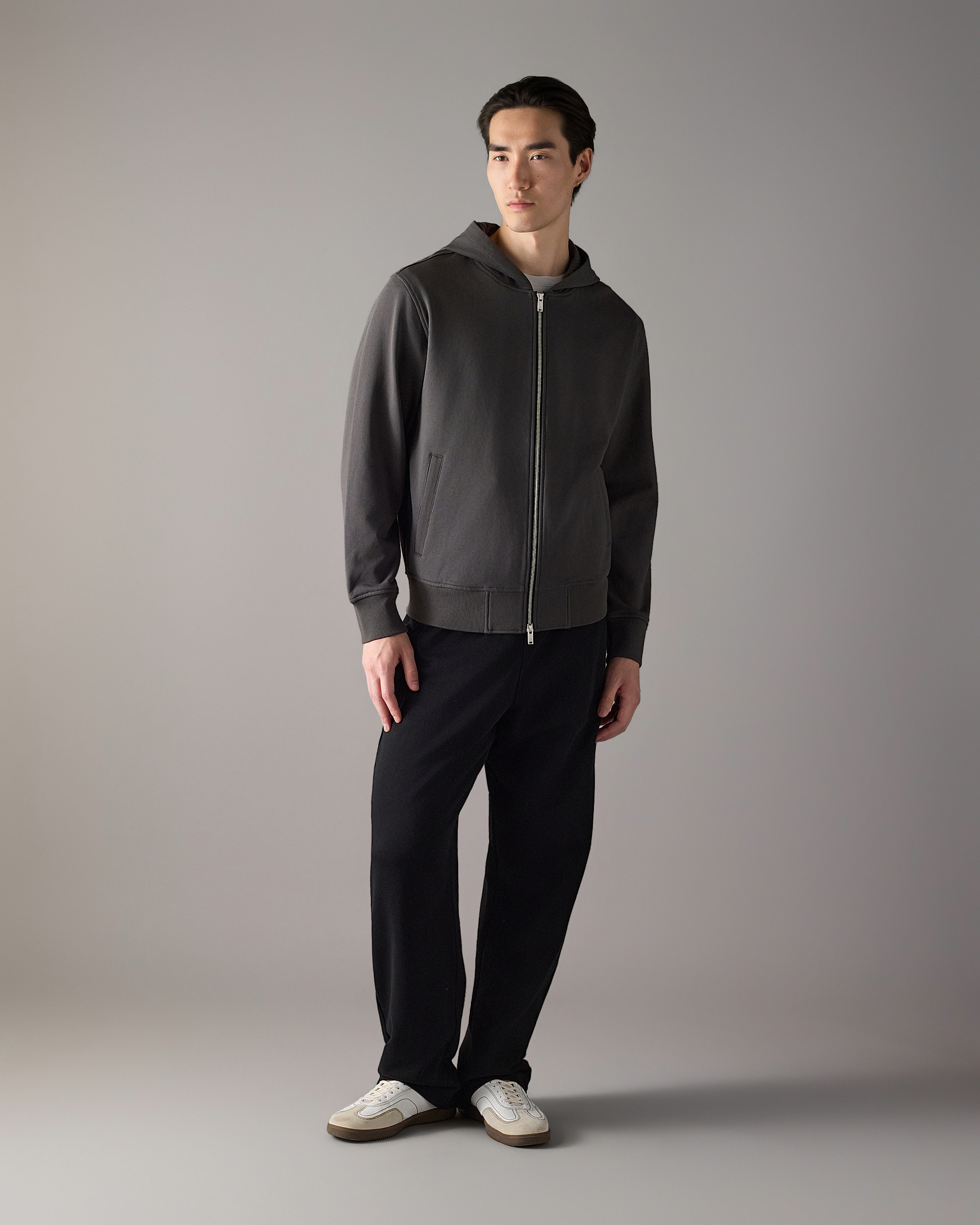 Moose Knuckles - M35MS609 - Hartsfield Zip-Up Hoodie - MENS -  - Front
