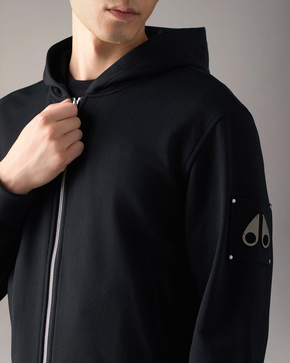 Moose Knuckles - M35MS609 - Hartsfield Zip-Up Hoodie - MENS -  - Detail1