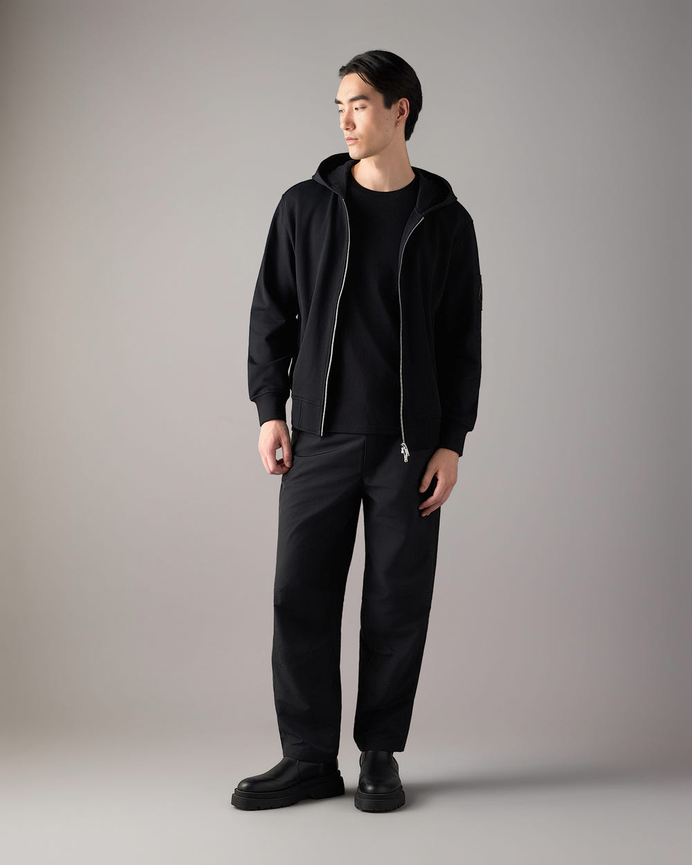 Moose Knuckles - M35MS609 - Hartsfield Zip-Up Hoodie - MENS -  - Front