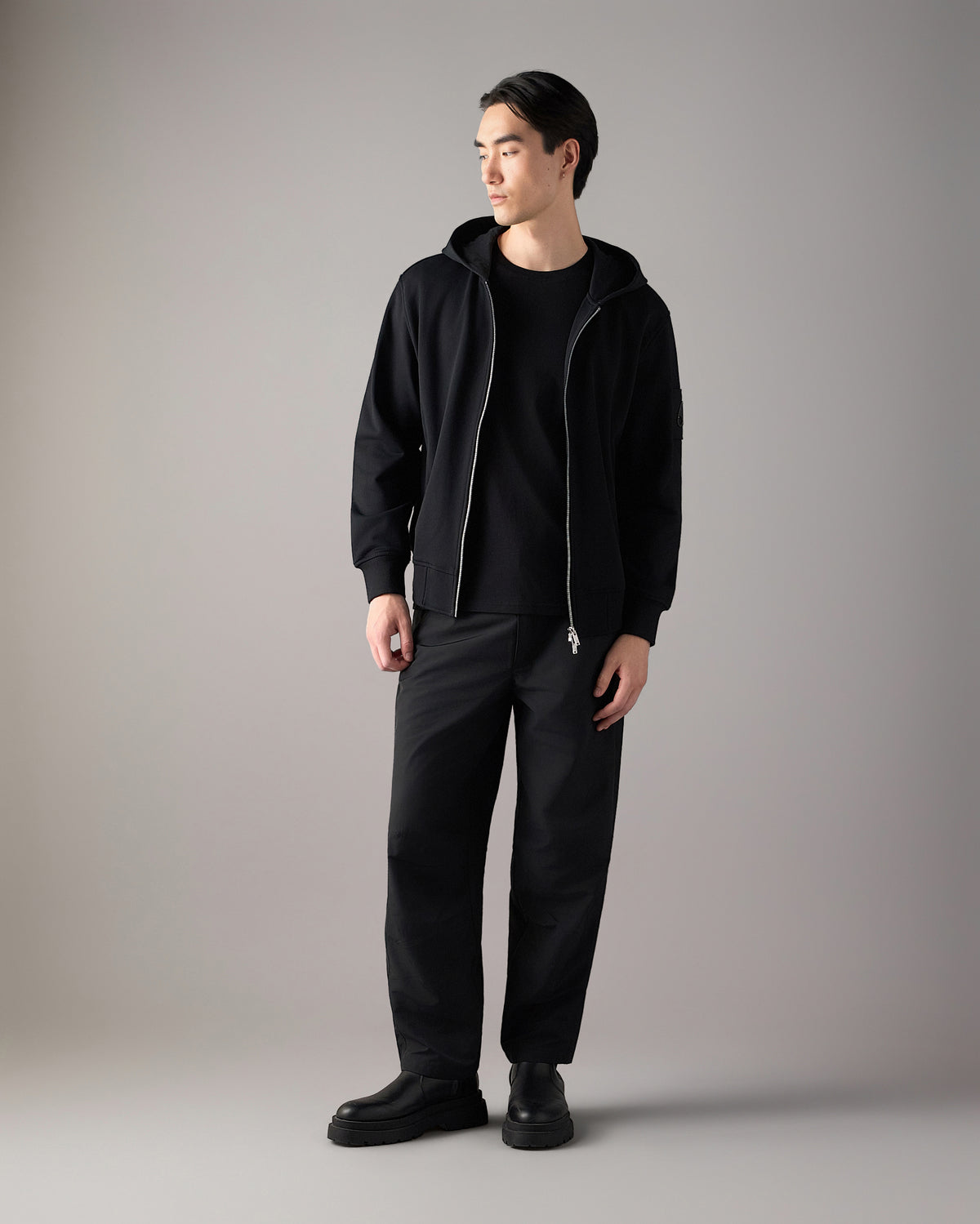 Moose Knuckles - M35MS609 - Hartsfield Zip-Up Hoodie - MENS -  - Front
