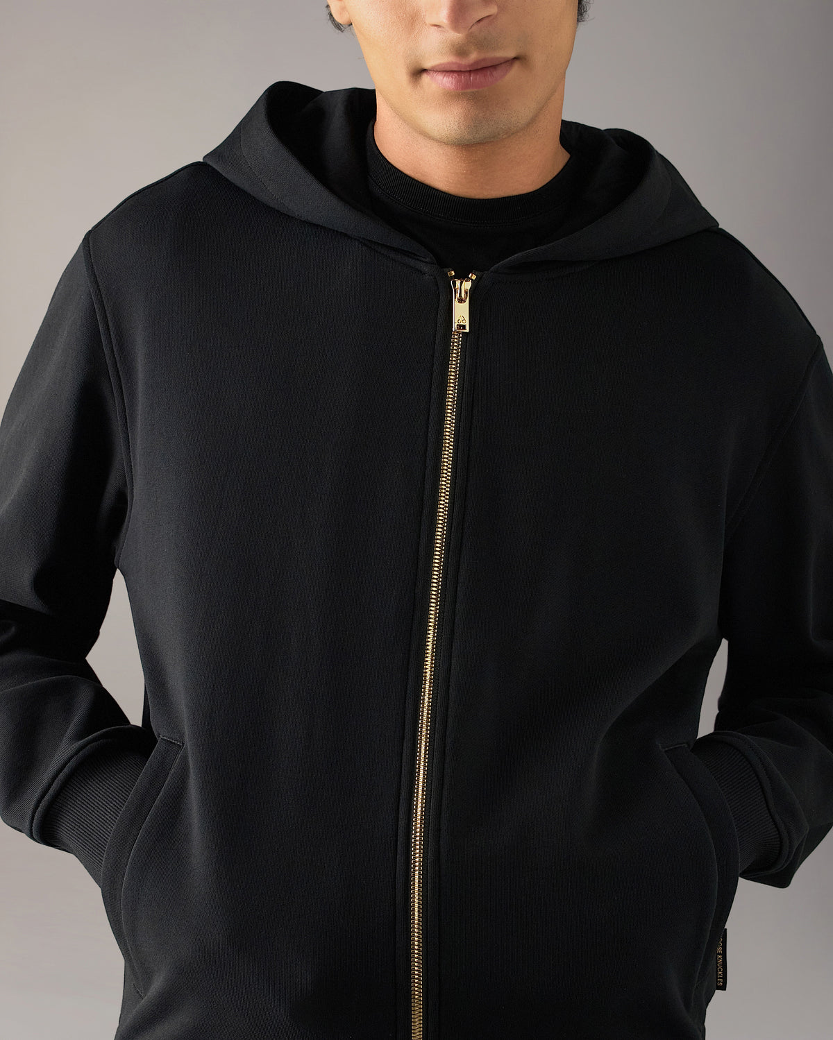 Moose Knuckles - M35MS609G - Gold Series Hartsfield Zip-Up Hoodie - MENS -  - Detail1