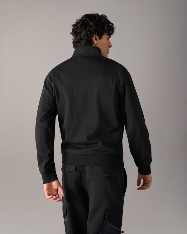 Moose Knuckles - M35MS615 - Dalon Quarter-Zip Sweatshirt  - MENS -  - Back