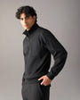 Moose Knuckles - M35MS615 - Dalon Quarter-Zip Sweatshirt  - MENS -  - Front Category