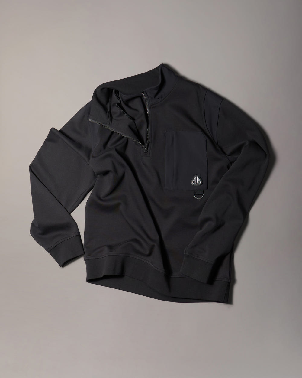 Moose Knuckles - M35MS615 - Dalon Quarter-Zip Sweatshirt  - MENS -  - GM
