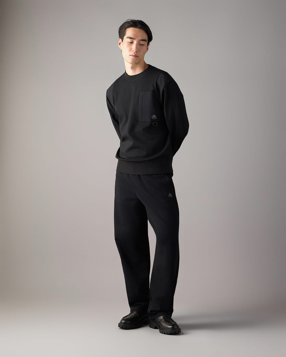 Moose Knuckles - M35MS618 - Dalon Crewneck Sweatshirt - MENS -  - Front