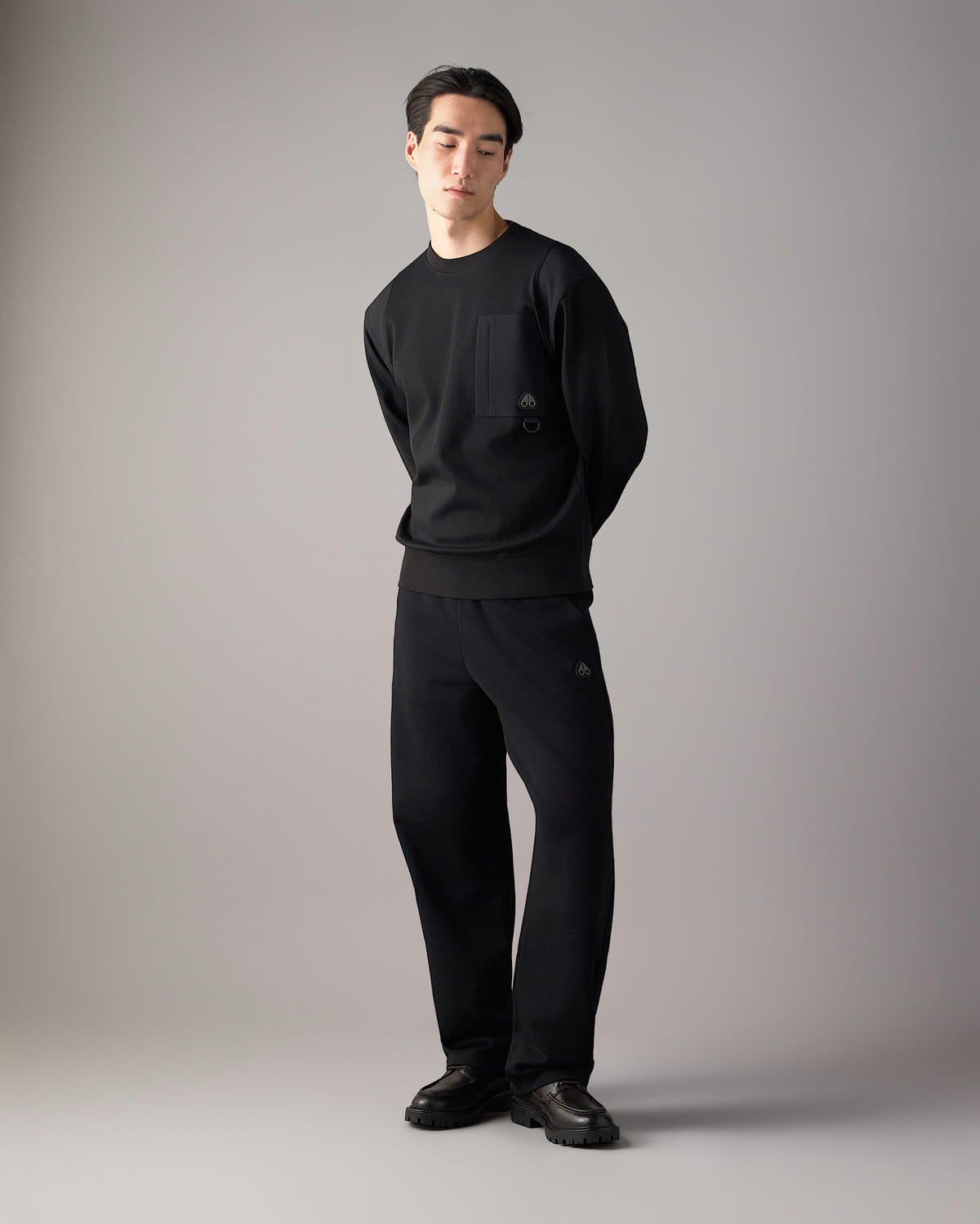 Moose Knuckles - M35MS618 - Dalon Crewneck Sweatshirt - MENS -  - Front